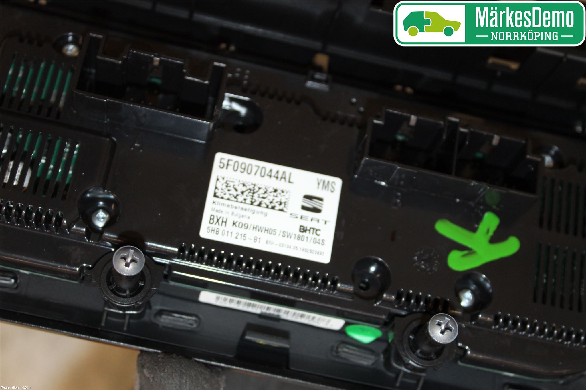 Seat LEON 13-20 Varmeapparat Panel(Regulering)