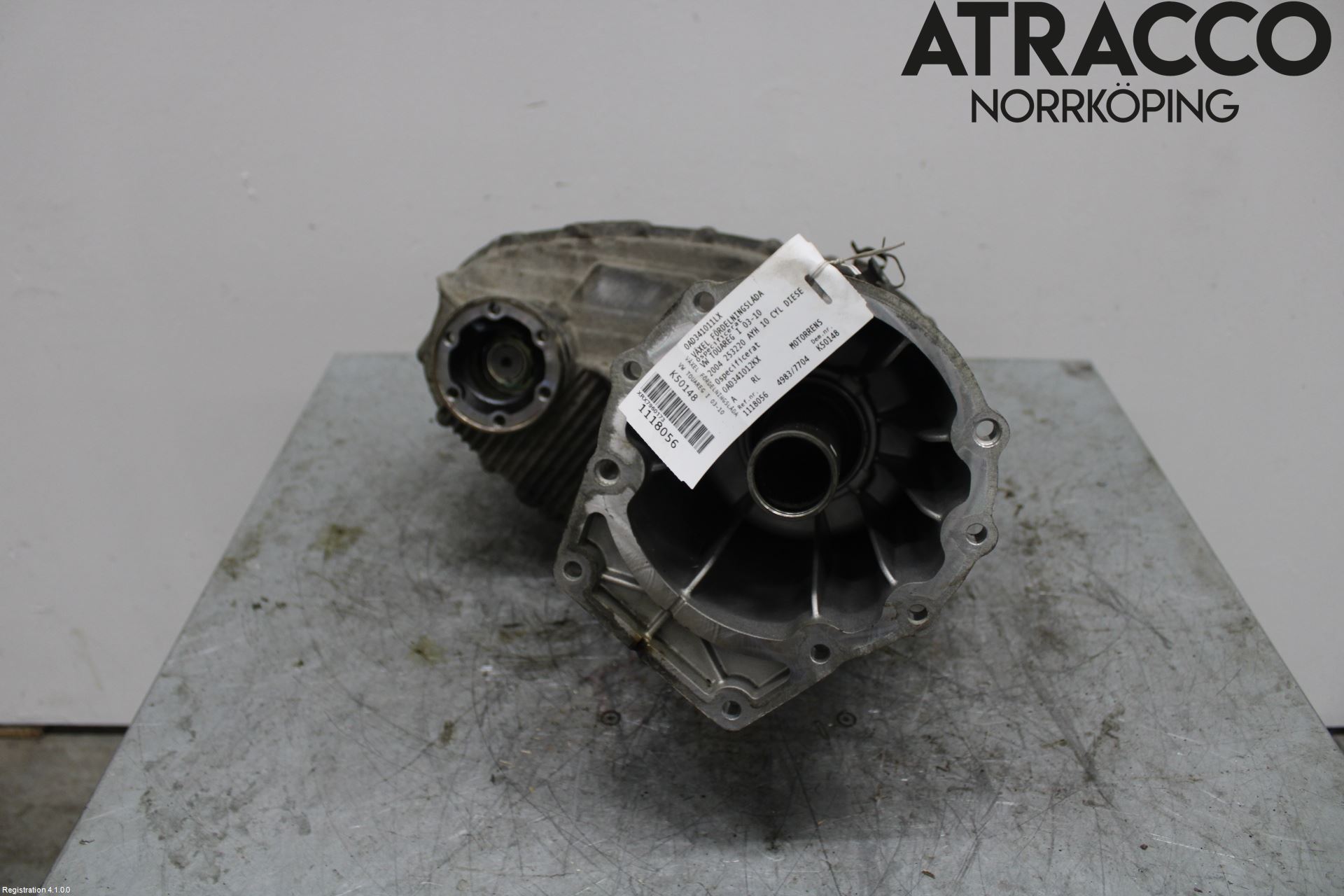 Volkswagen VW TOUAREG 7L 03-10 Gearkasse Fordelingskasse