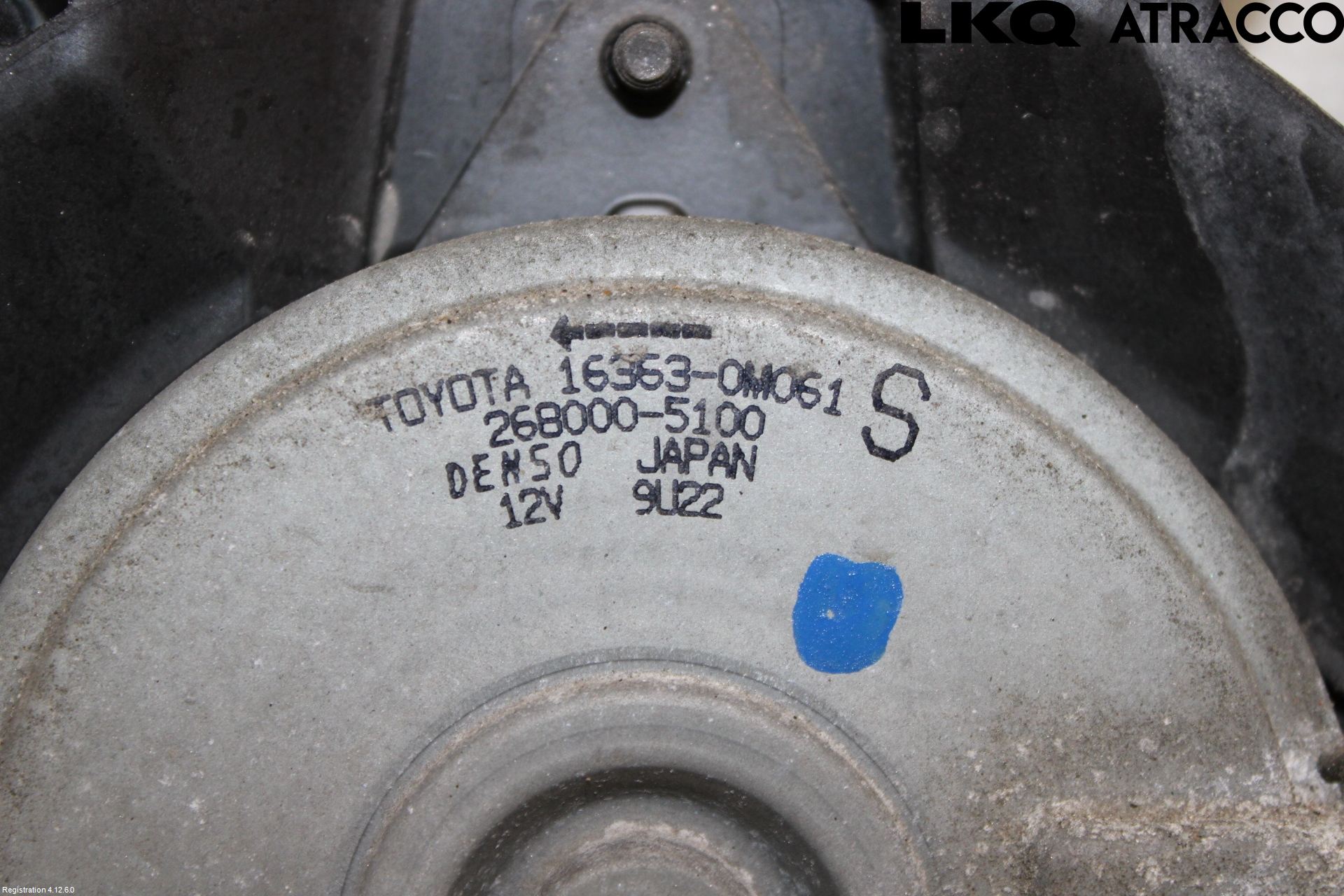 Toyota YARIS XP130 15-20 Kjølevifte Elektrisk