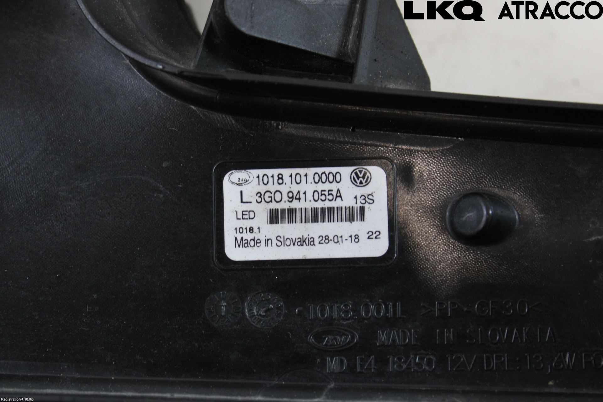 Volkswagen VW PASSAT 15-19 Frontlykt-Kurve-Tåkelys