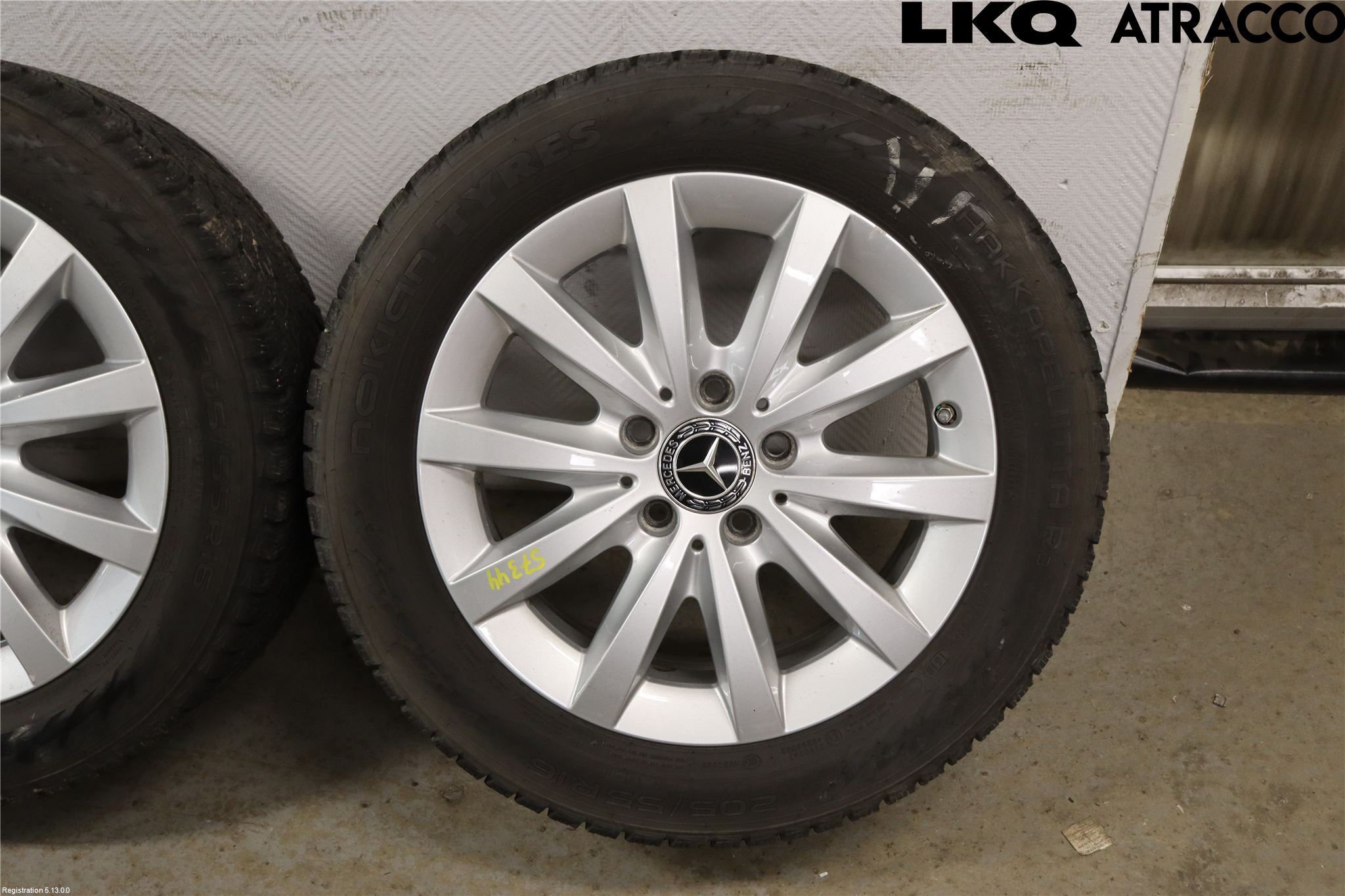 Mercedes-Benz MB CLA-KLASS (C117/X117) 13-19 Dekk Vinter På Alu Felg 4Stk