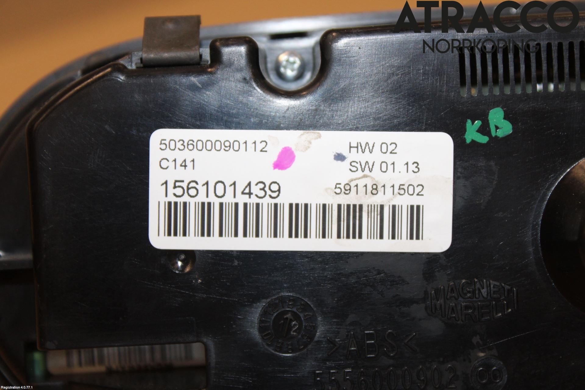 Alfa GIULIETTA Varmeapparat Panel(Regulering)
