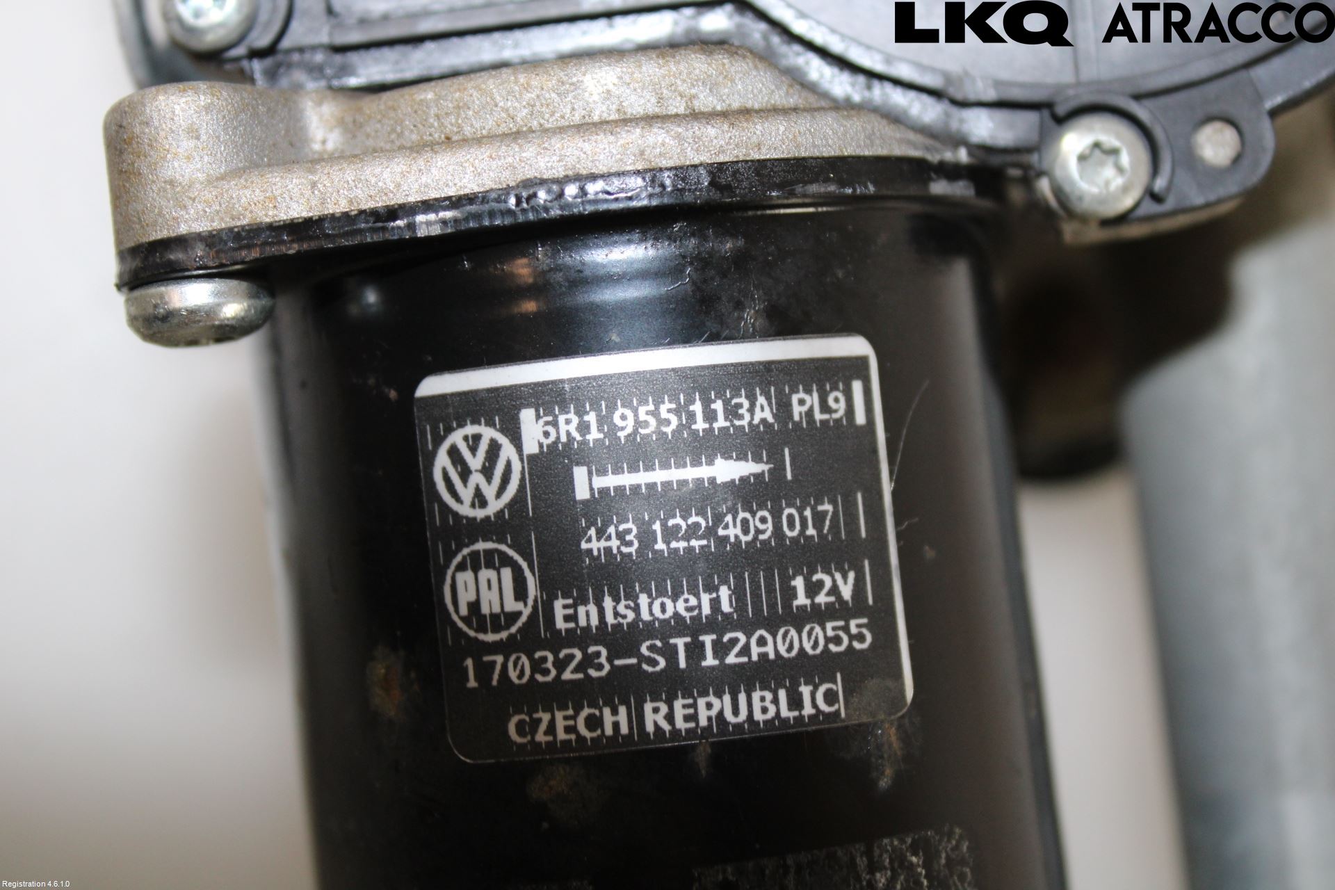 Volkswagen VW POLO 10-17 Viskeroverføring Frontrute
