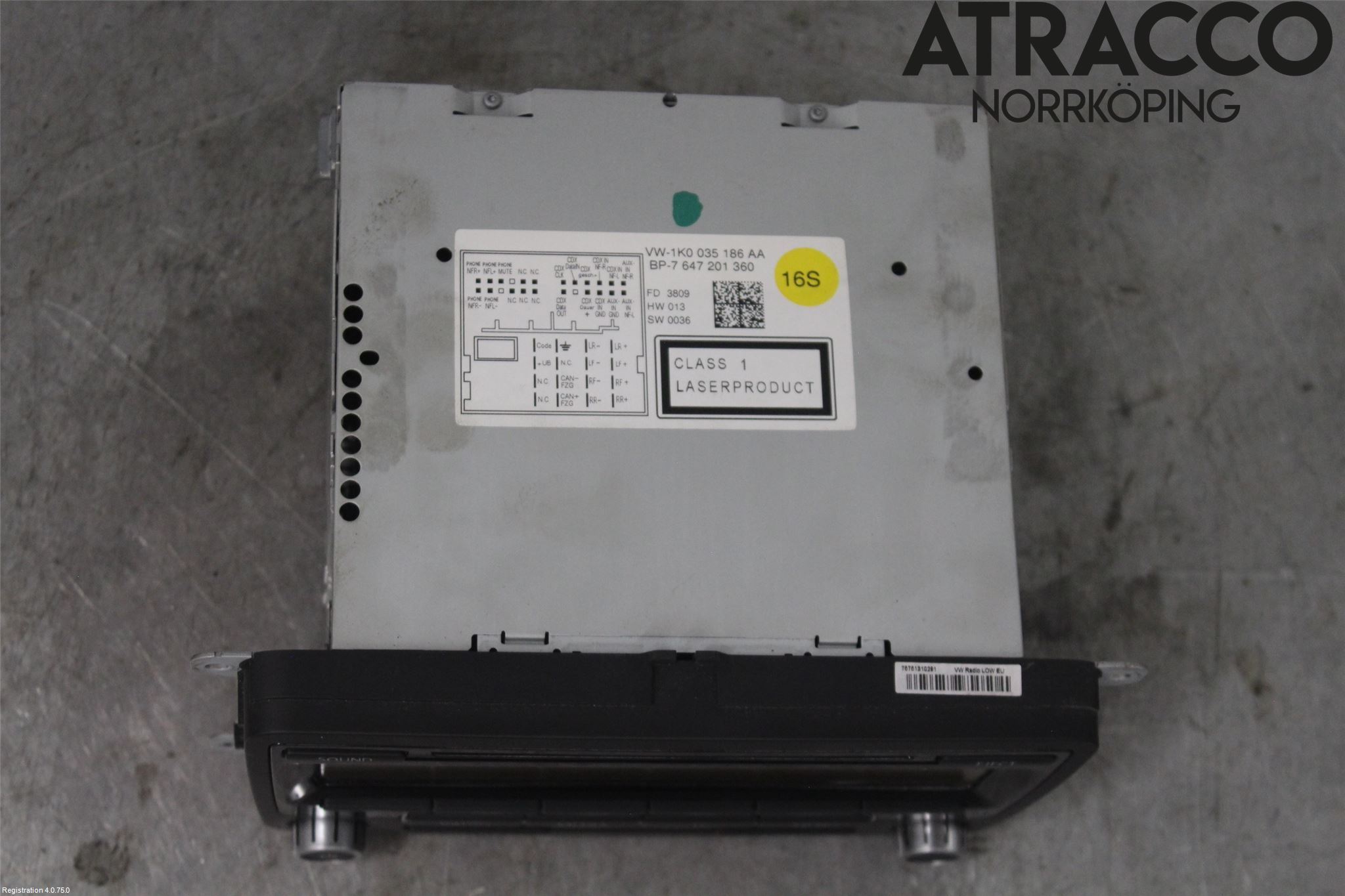 Volkswagen VW PASSAT 05-11 Stereo Radio Med Cd