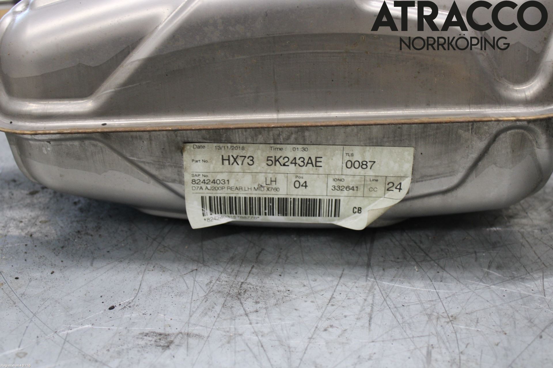 Jaguar XE (X760) 15-24 Eksos Bakre Potte