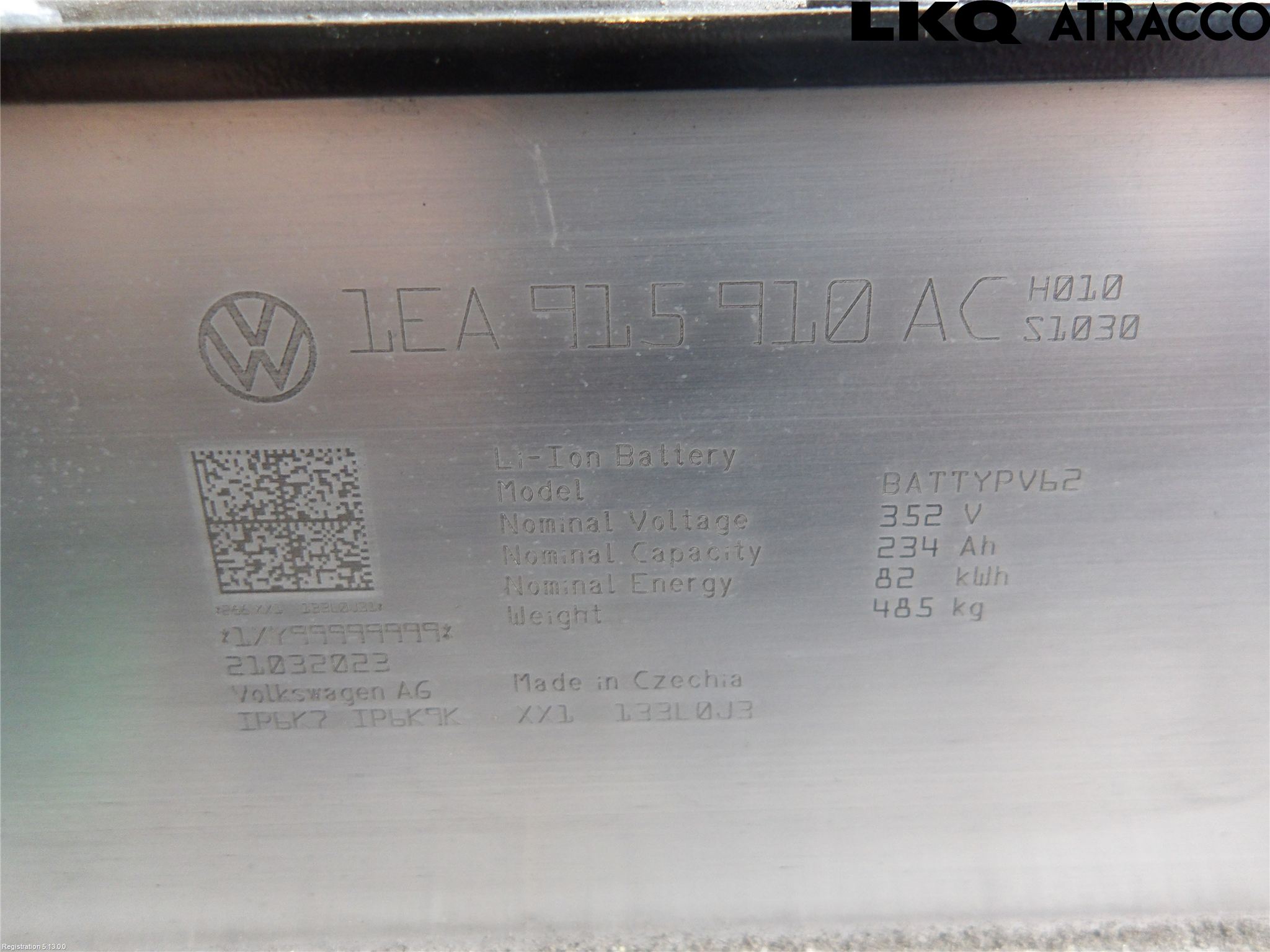 Volkswagen VW ID.5 22- Hybrid Batteri