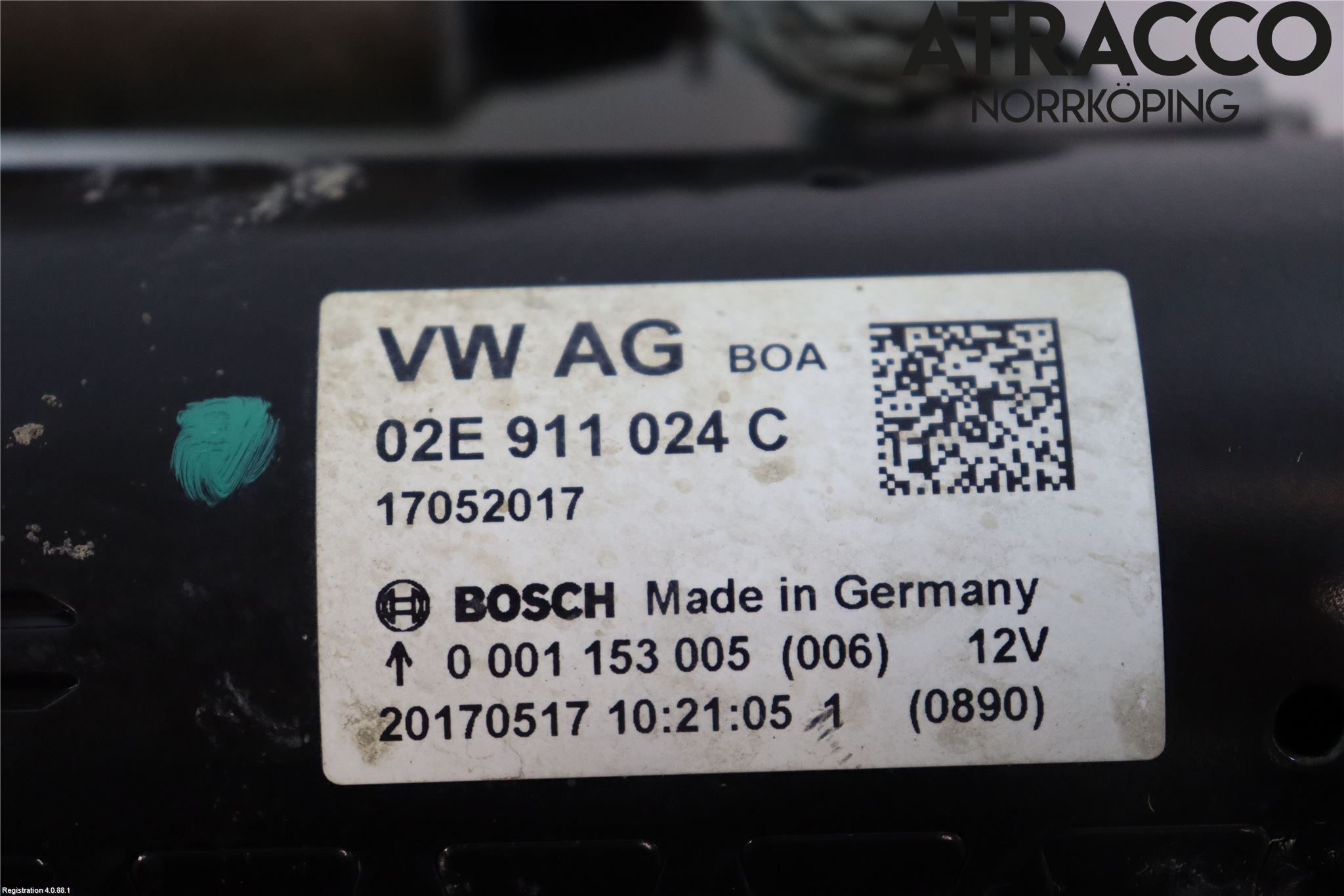 Volkswagen VW CADDY 16-20 Startmotor Diesel
