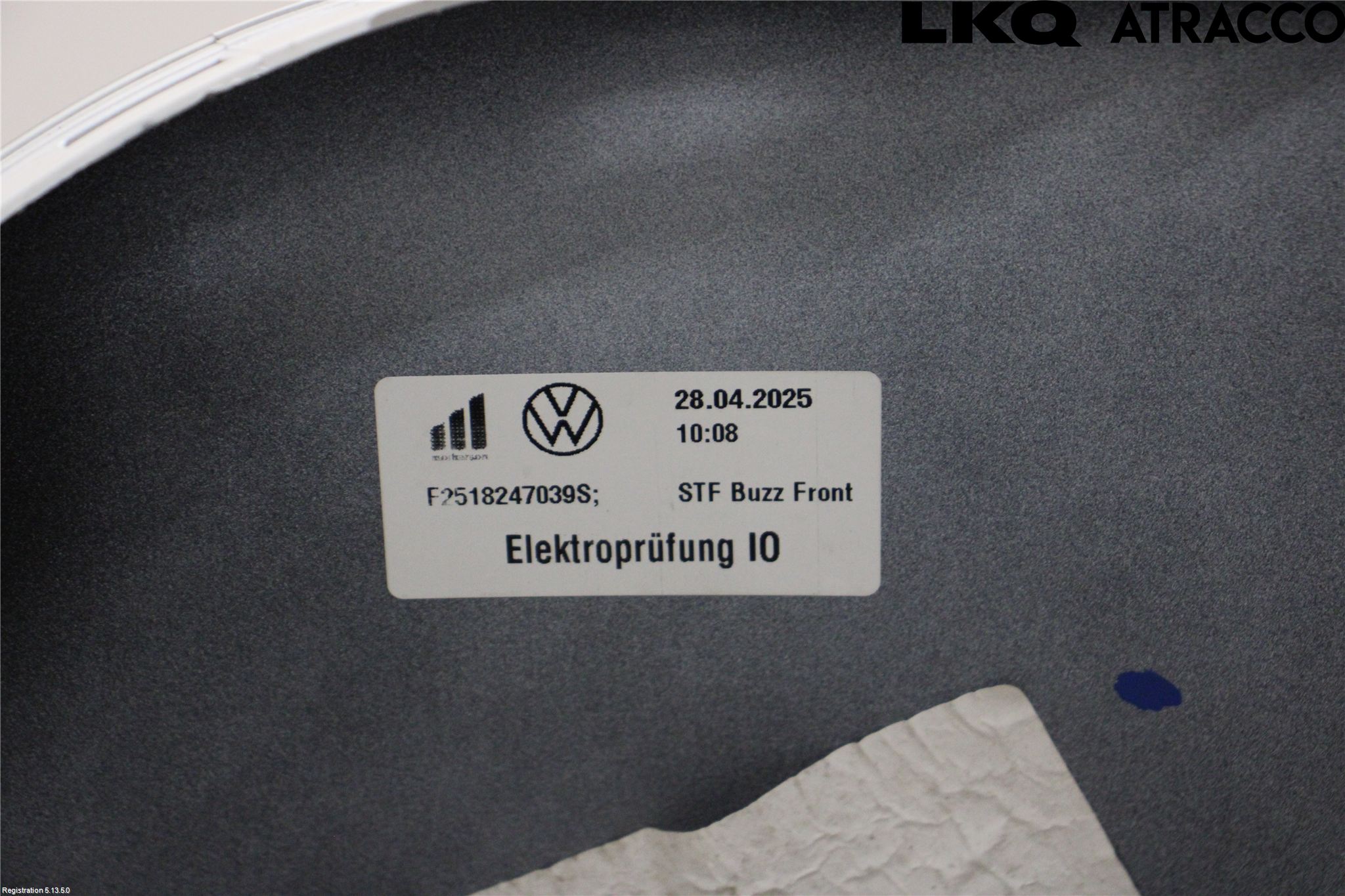 Volkswagen VW ID BUZZ/CARGO 22- Støtfanger Foran Plastdeksel