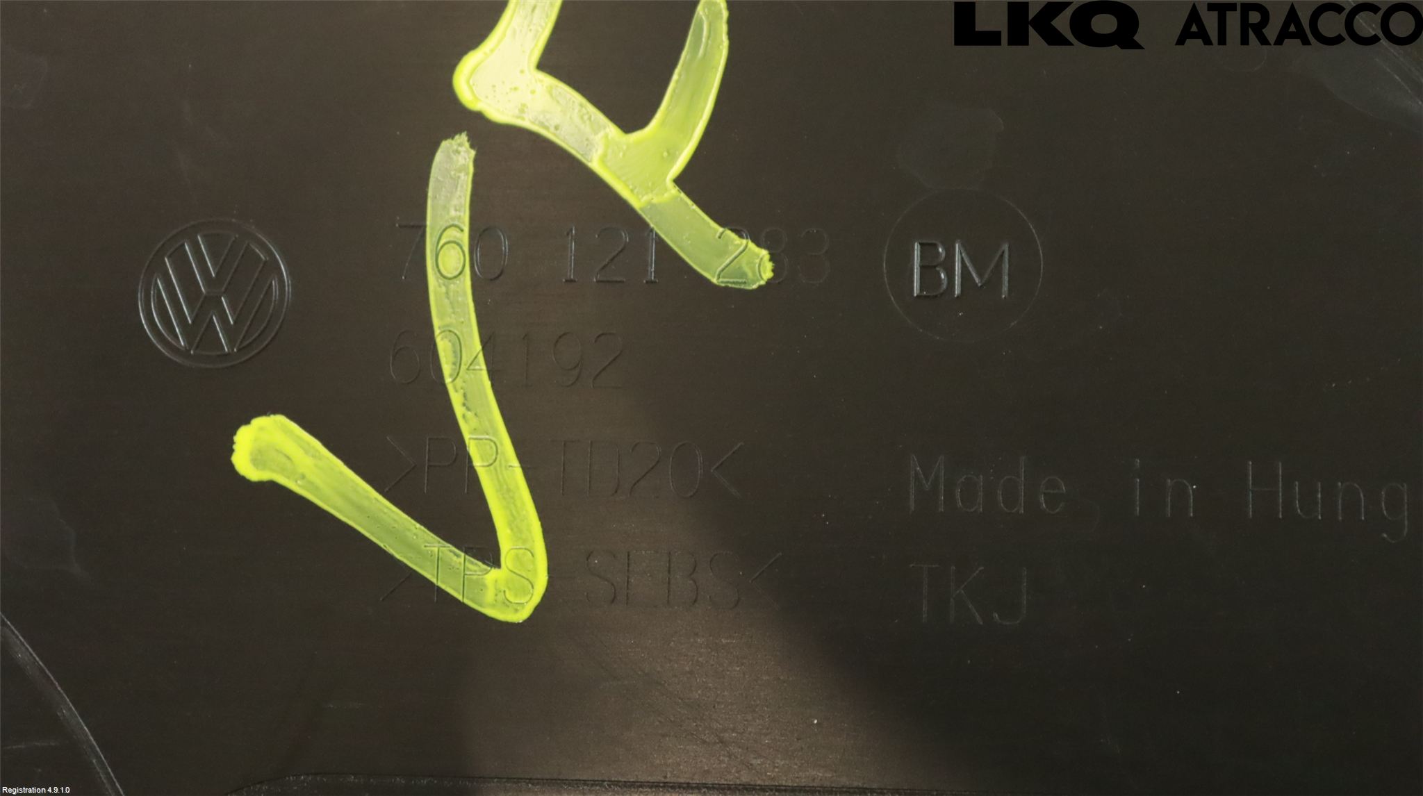 Volkswagen VW TOUAREG CR 18- Luftstyring Front