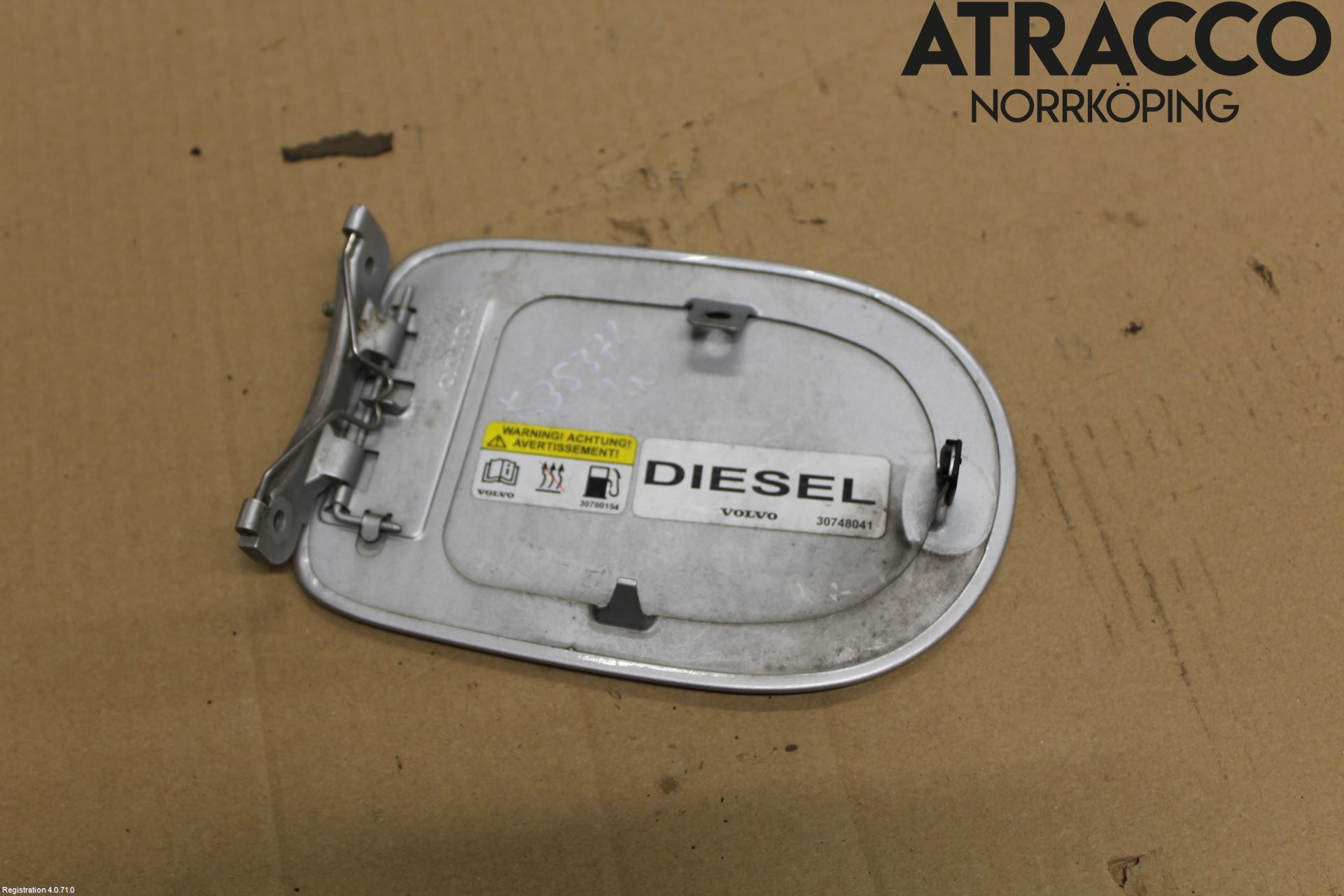 Volvo C30 07-10 Drivstoff Tankluke