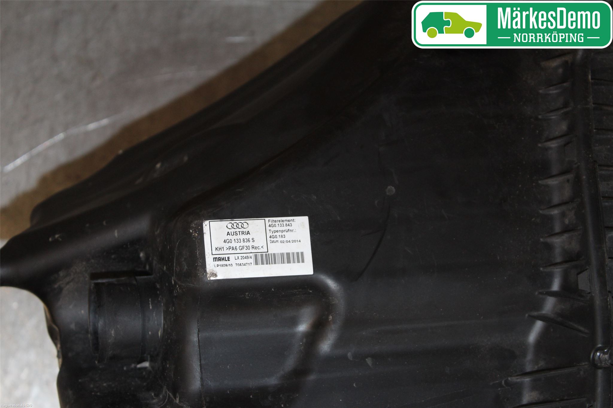 Audi A6/S6 4G 11-18 Luftfilter Boks