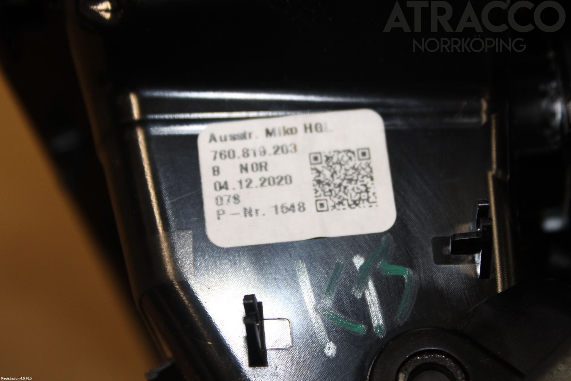 Volkswagen VW TOUAREG CR 18- Dashbord Kanal - Dyse