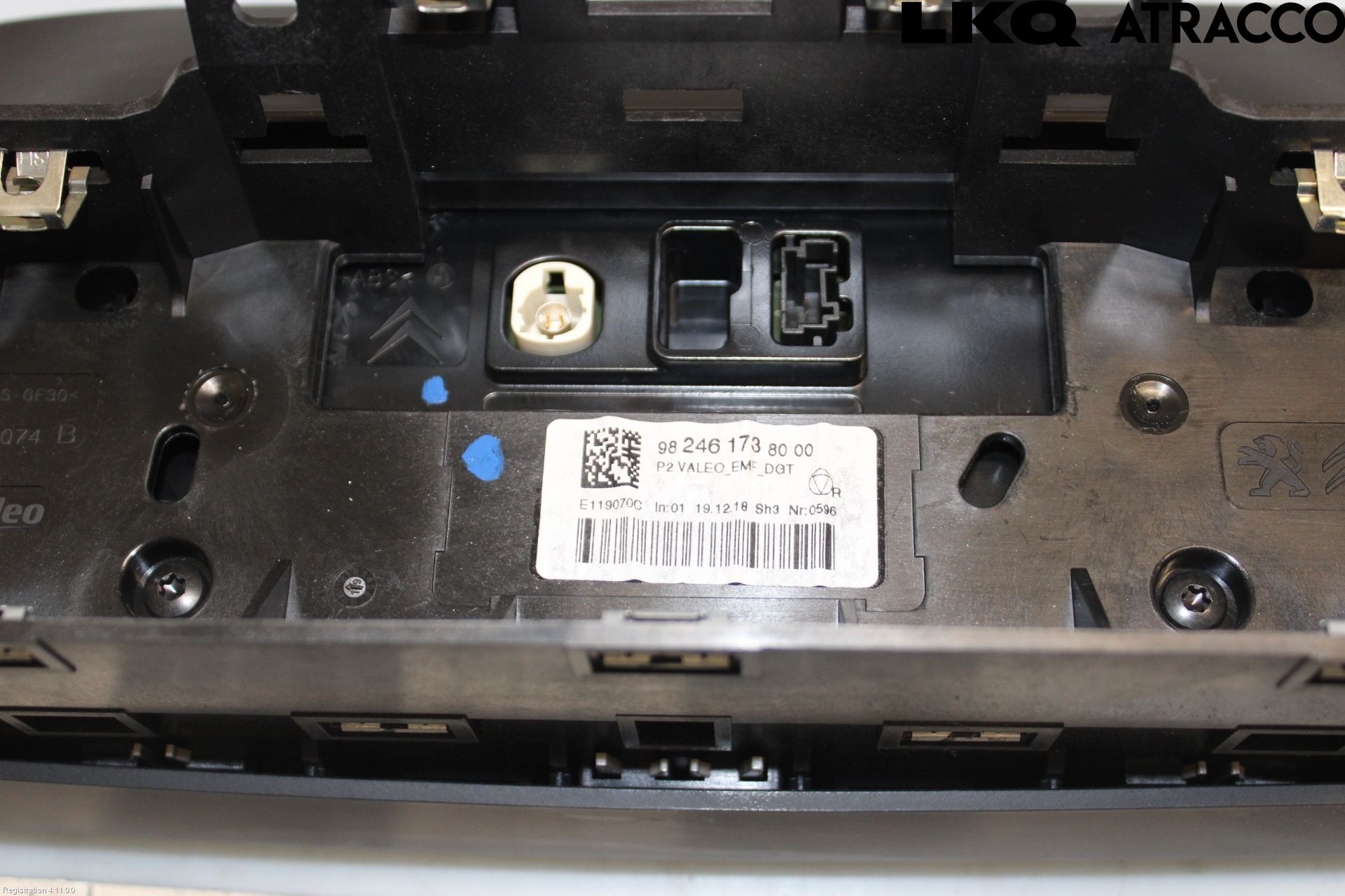 Peugeot 208/E-208 20- Instr Skjerm Dvd-Gps-Ac-Tlf