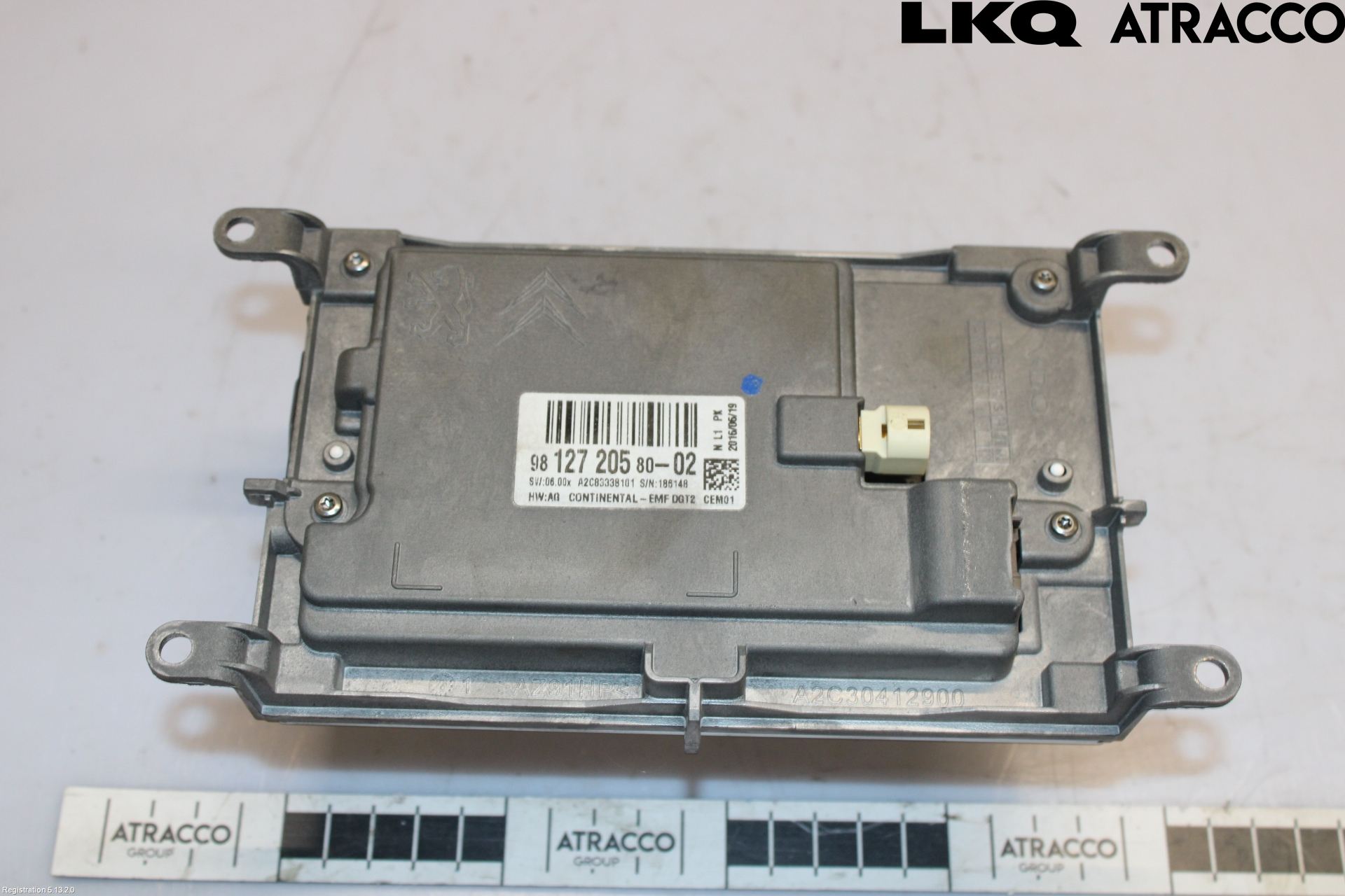 Citroen C4 PICASSO 14-18 Instr Skjerm Dvd-Gps-Ac-Tlf