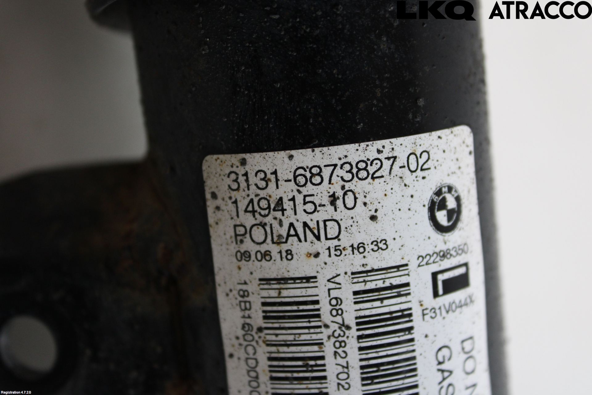 BMW 3 F30/F31/F80 12-19 Fjærbein Foran Venstre
