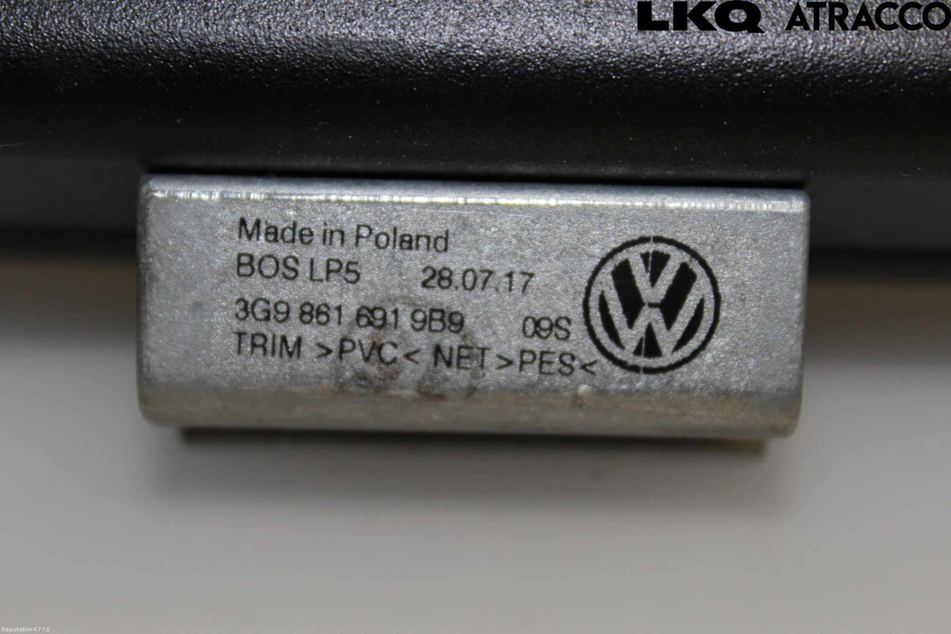 Volkswagen VW PASSAT 15-19 Innr Lastenett