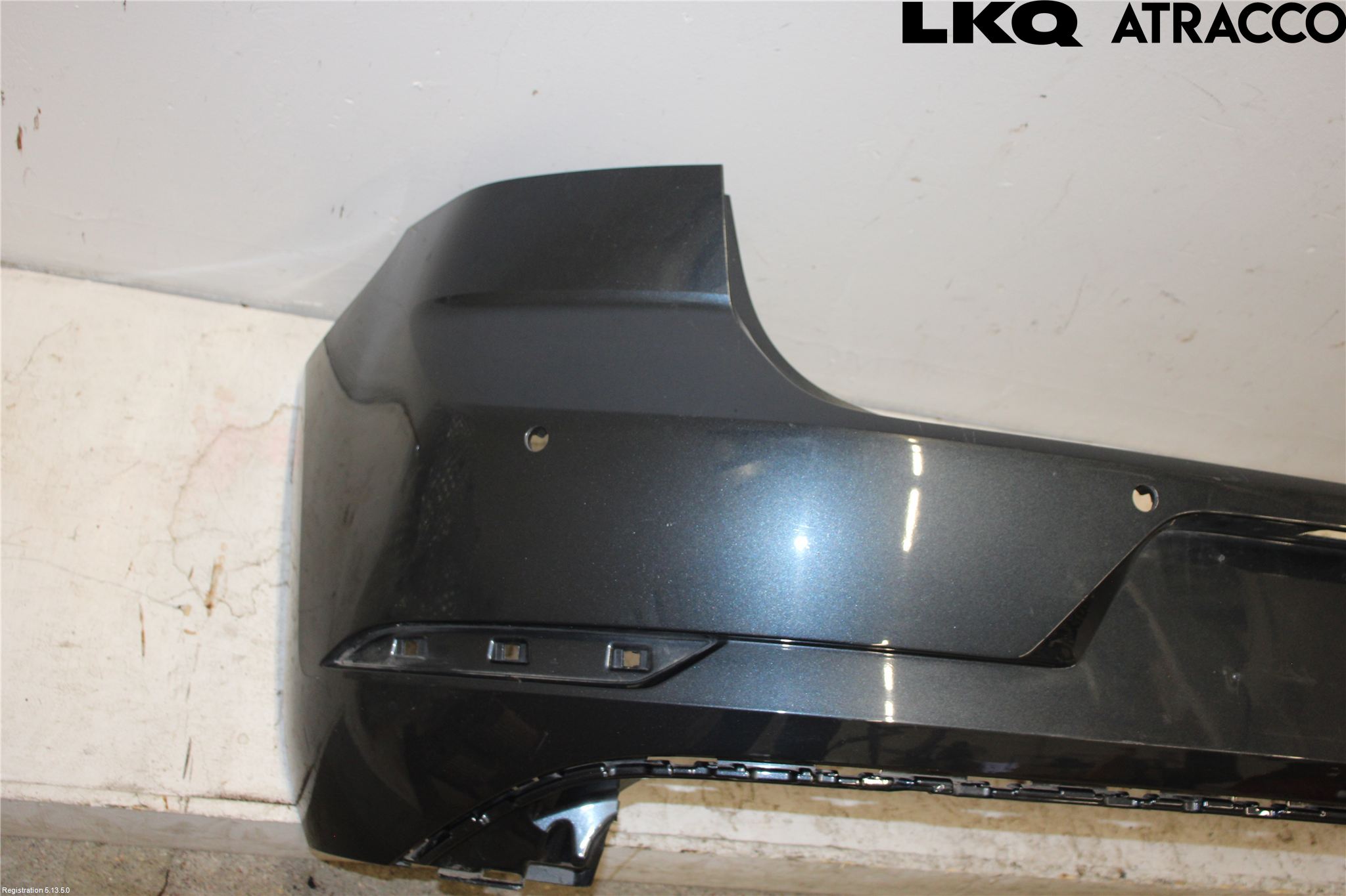 Volkswagen VW GOLF / E-GOLF VII 13-20 Støtfanger Bak Overtrekk