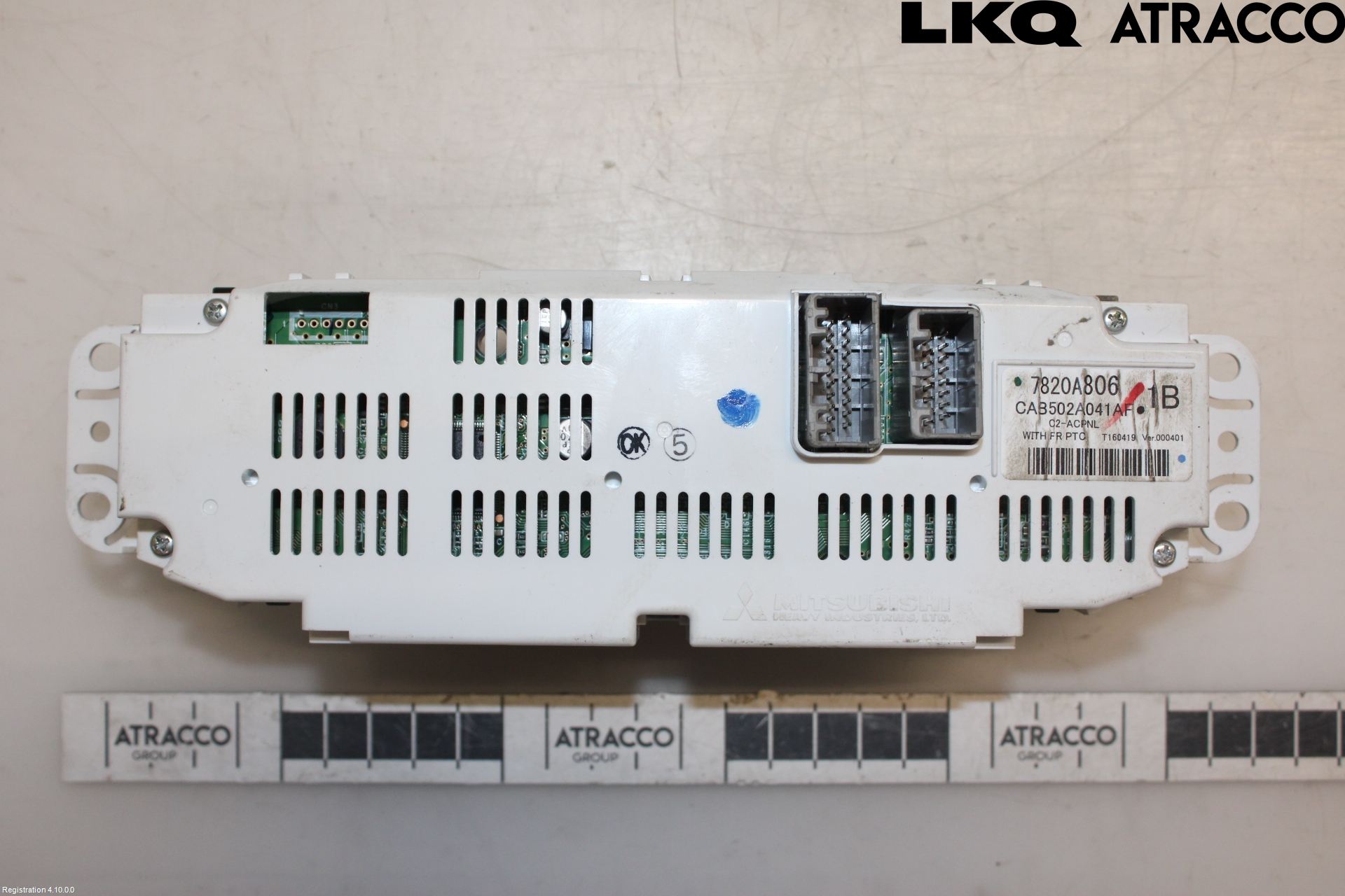 Mitsubishi ASX 10-22 Varmeapparat Panel(Regulering)