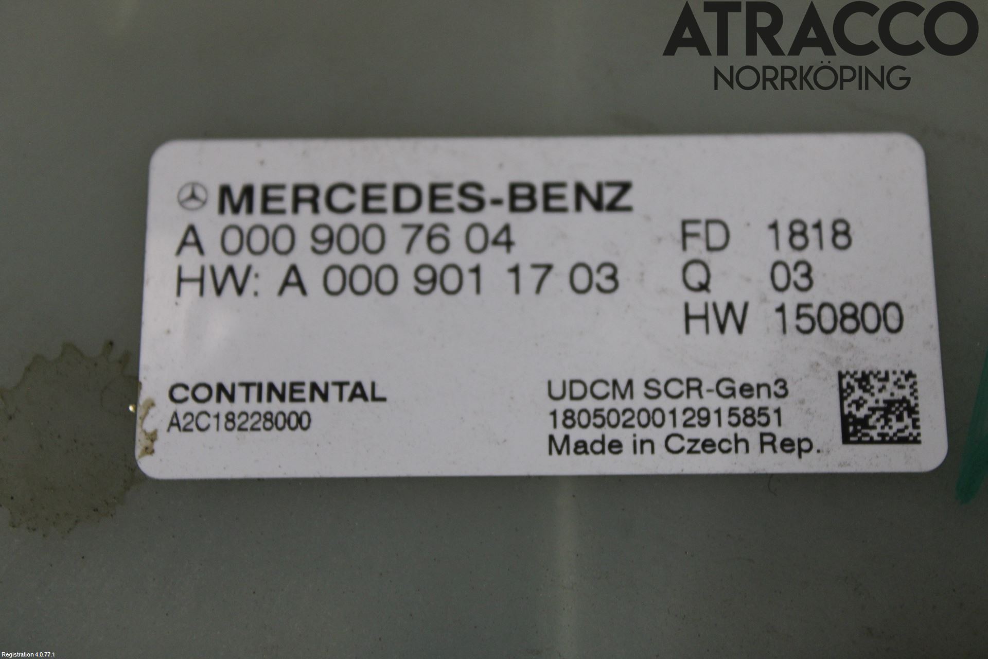 Mercedes-Benz MB A-KLASS (W177) 18- Styreenhet Eksosrensing