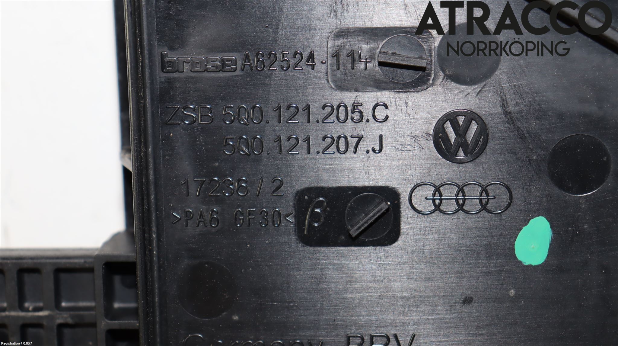Volkswagen VW GOLF / E-GOLF VII 13-20 Kjølevifte Elektrisk