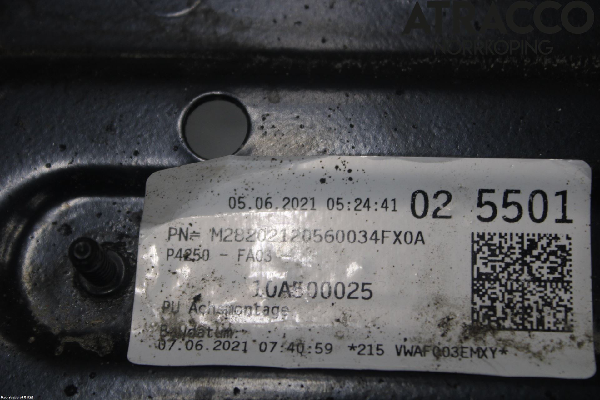 Volkswagen VW ID.3 21- Bakaksel Feste Travers-Ramme