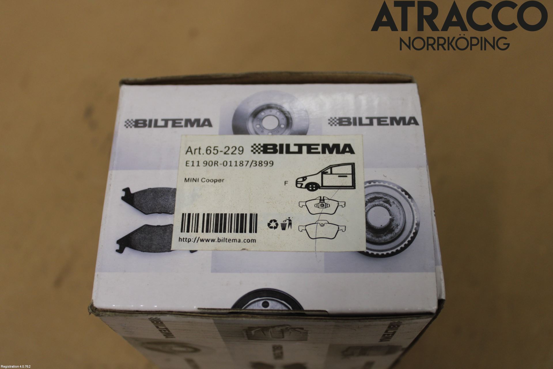 Mini COUPE R50/53 01-06 Bremsebelegg Foran