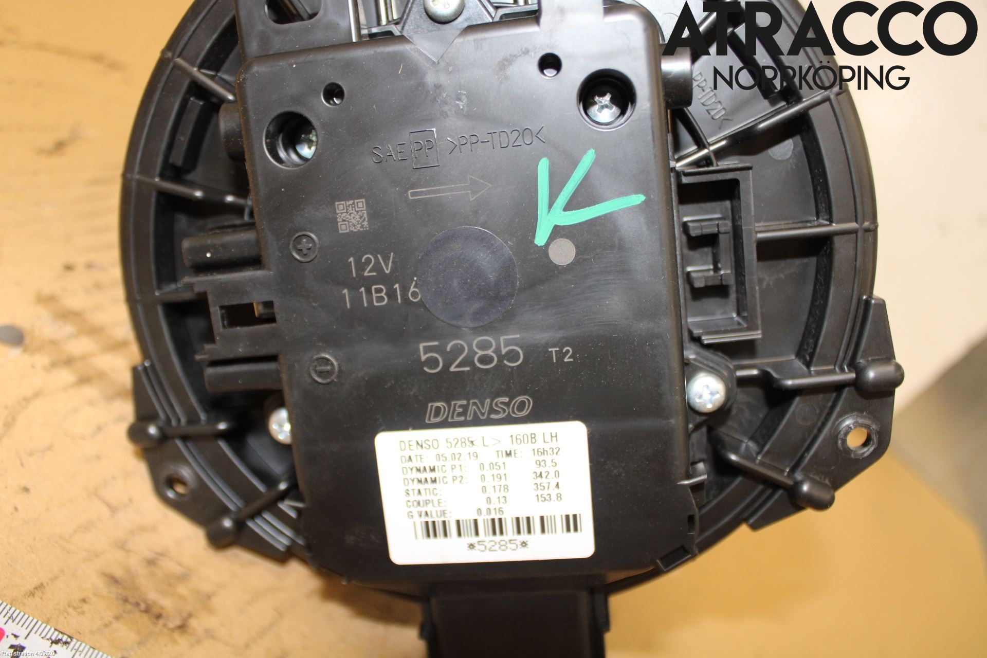 Toyota COROLLA 19- Varmeapparat Viftemotor