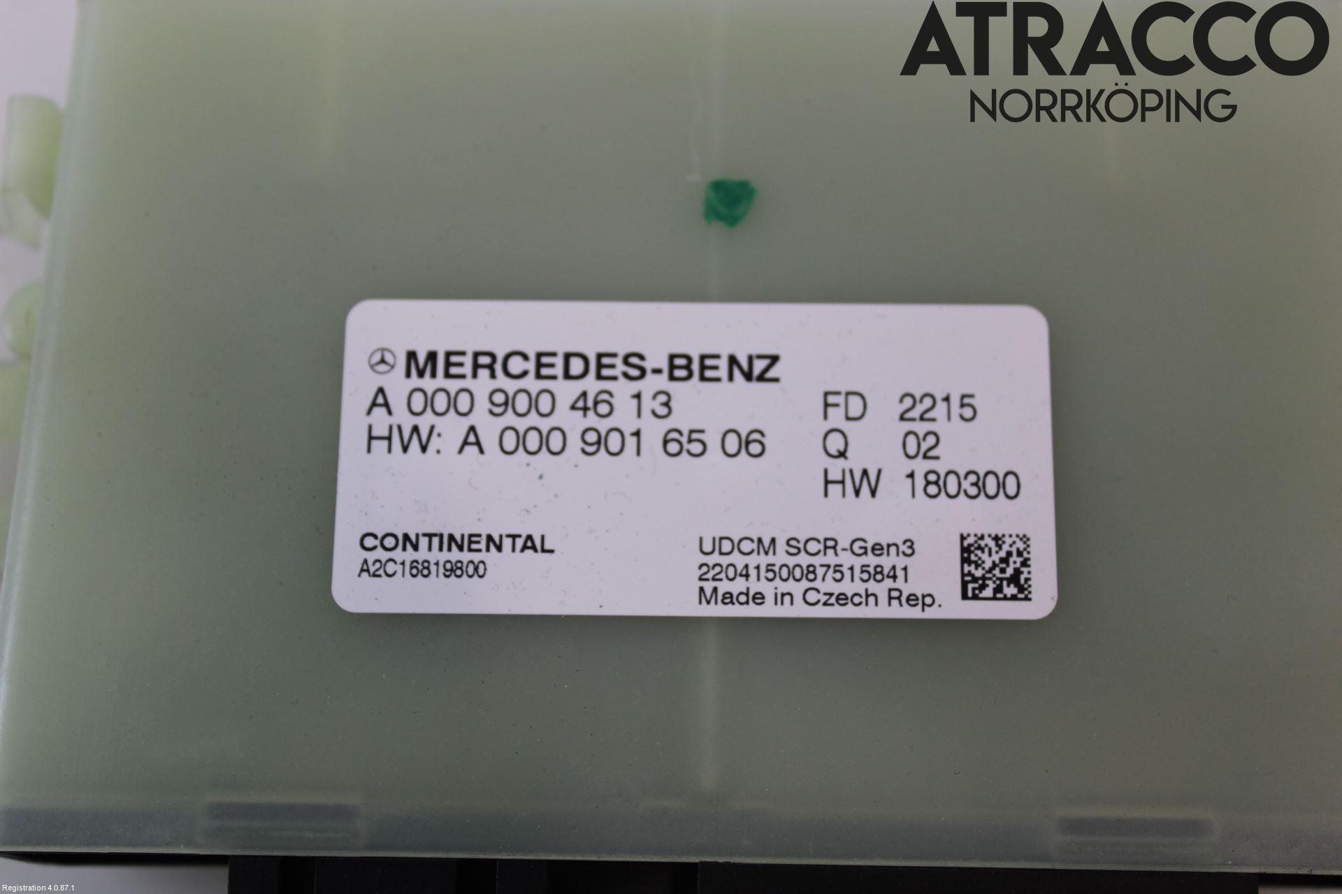 Mercedes-Benz MB GLC-KLASS (X253/C253) 15-22 Styreenhet Eksosrensing