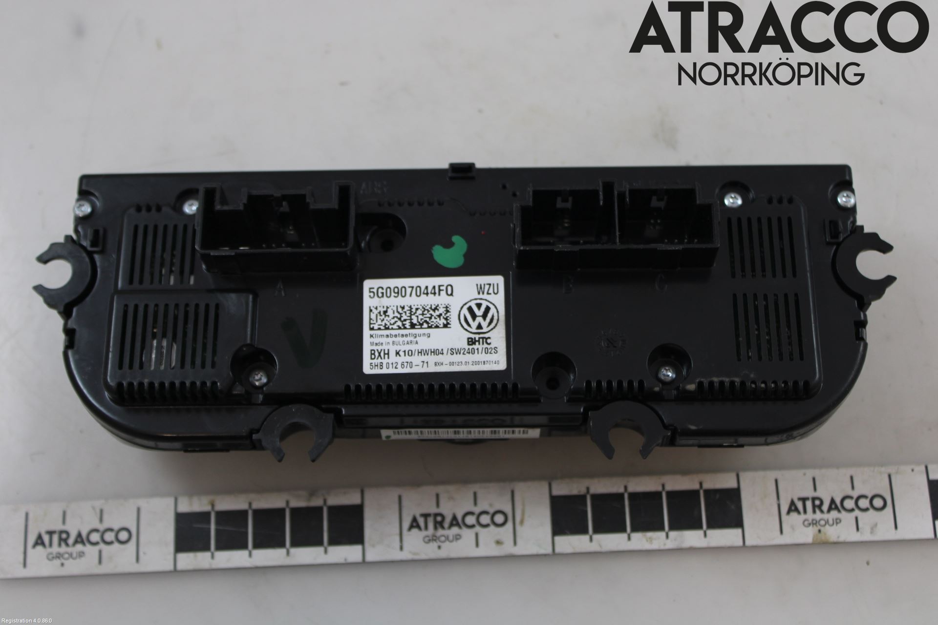 Volkswagen VW GOLF / E-GOLF VII 13-20 Varmeapparat Panel(Regulering)