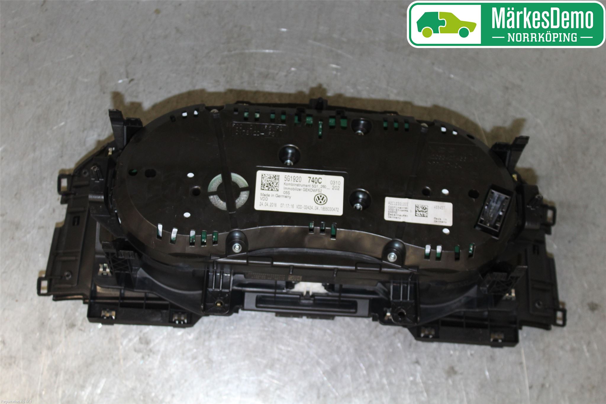 Volkswagen VW GOLF / E-GOLF VII 13-20 Instr Kombinert