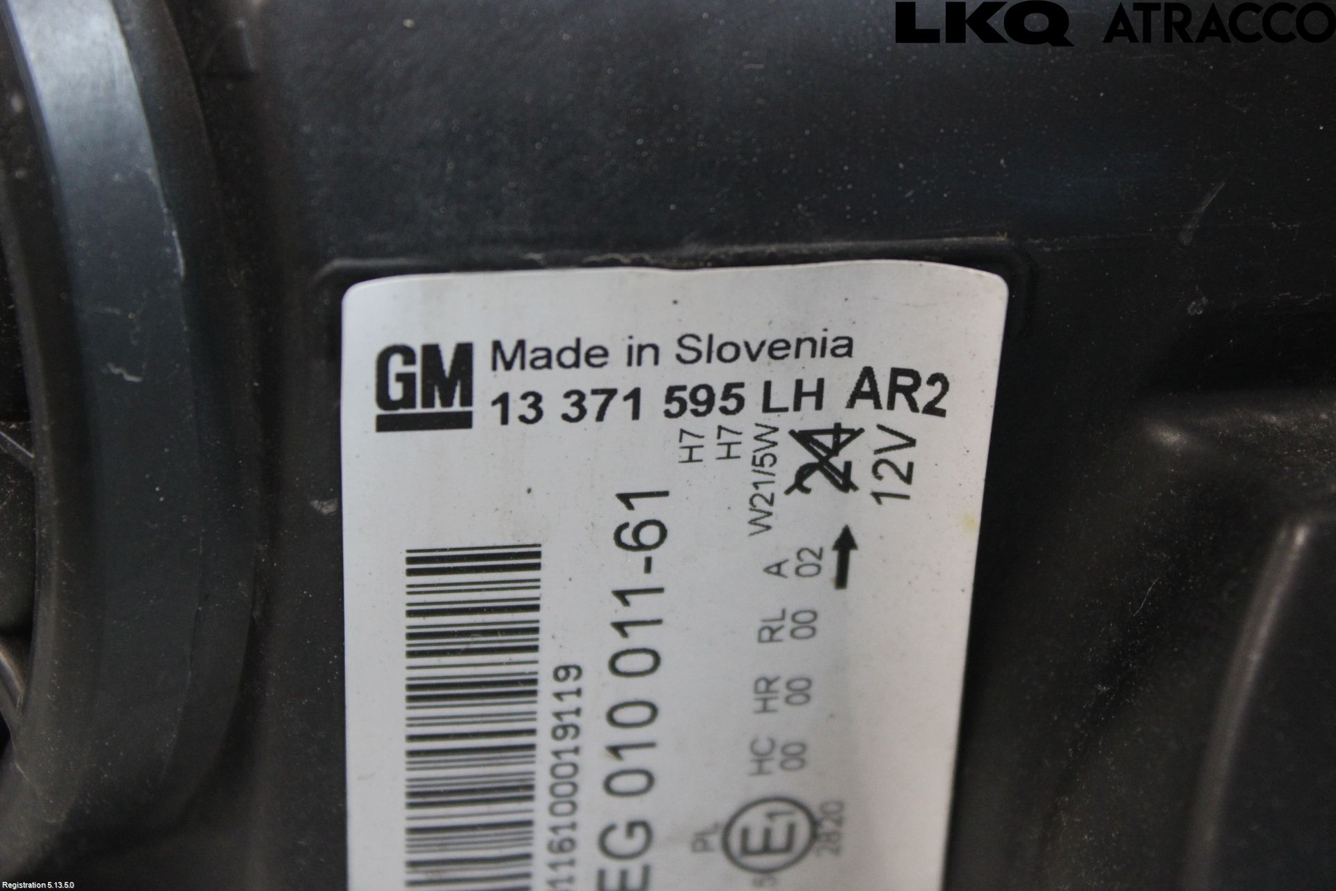 Opel ASTRA J 10-15 Frontlykt Venstre