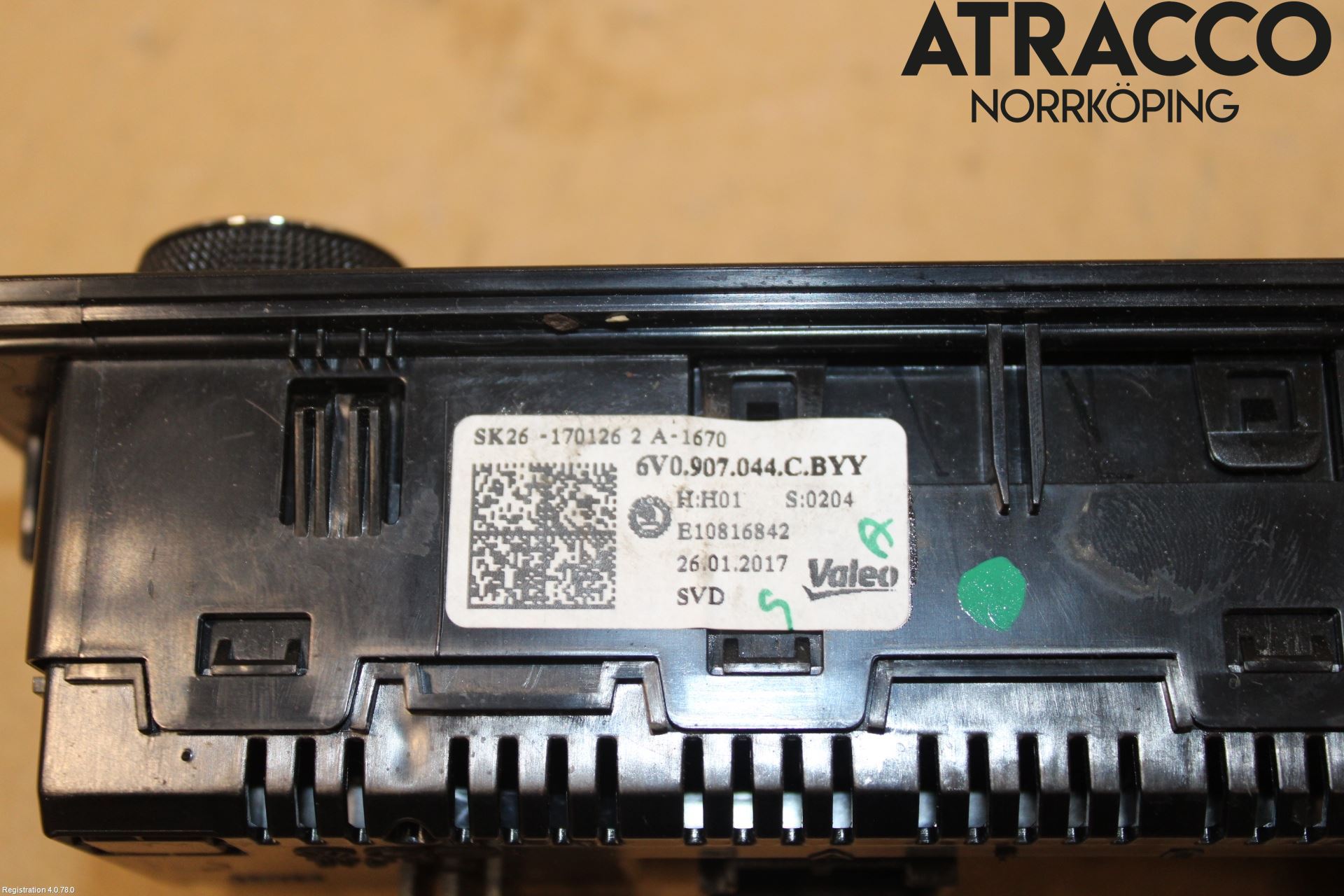 Skoda FABIA 15-21 Varmeapparat Panel(Regulering)