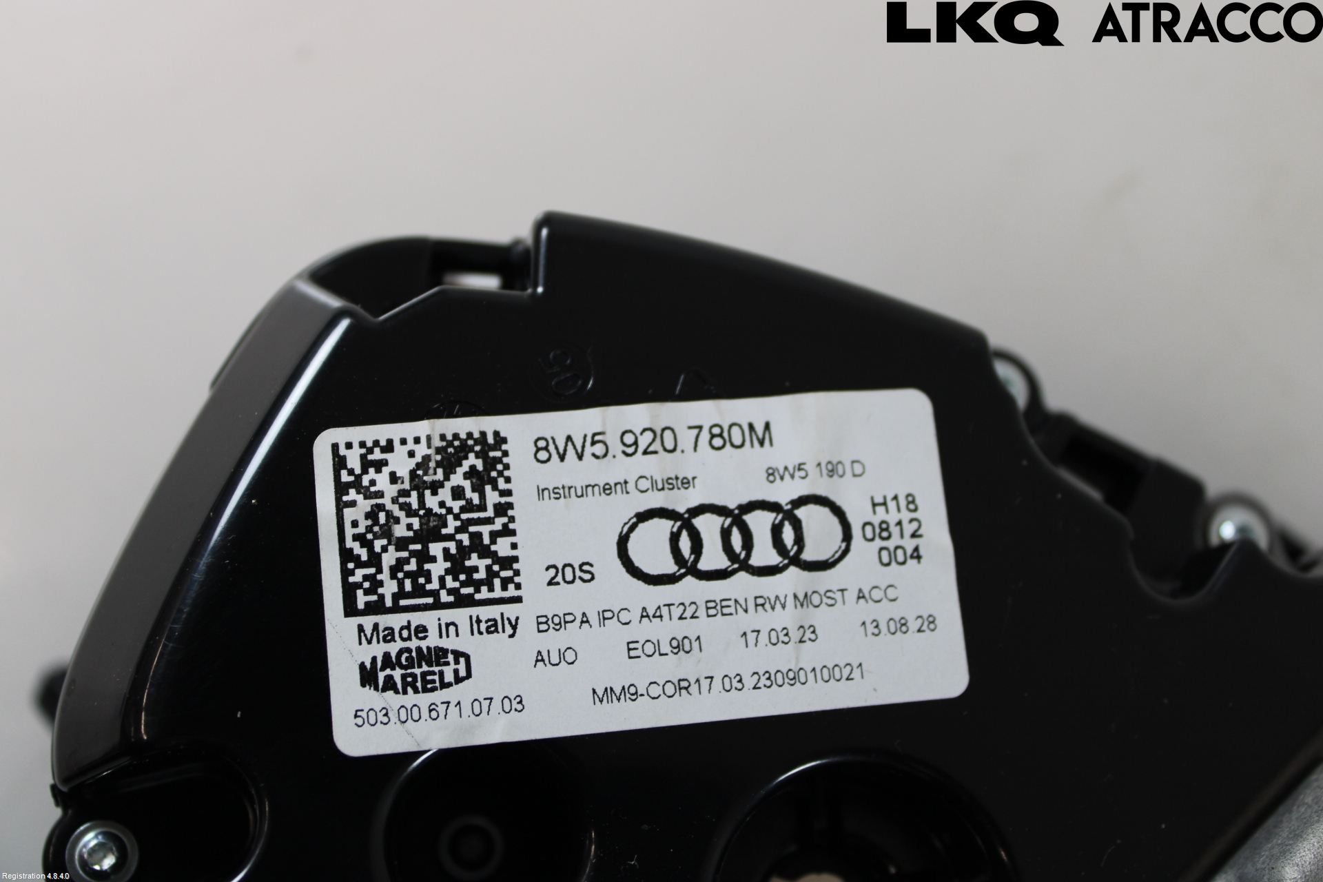 Audi A4/S4 B9 20- Instr Kombinert