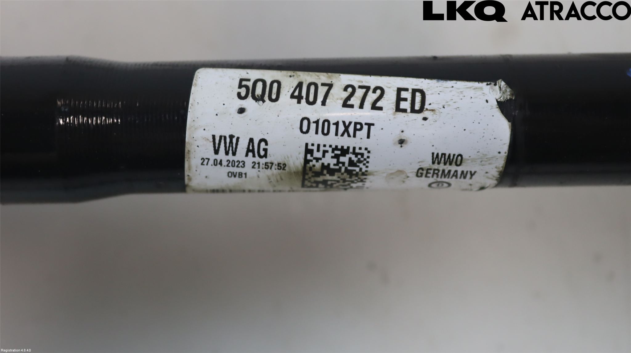 Volkswagen VW GOLF / E-GOLF VIII 20- Drivaksel Foran Kompl Høyre