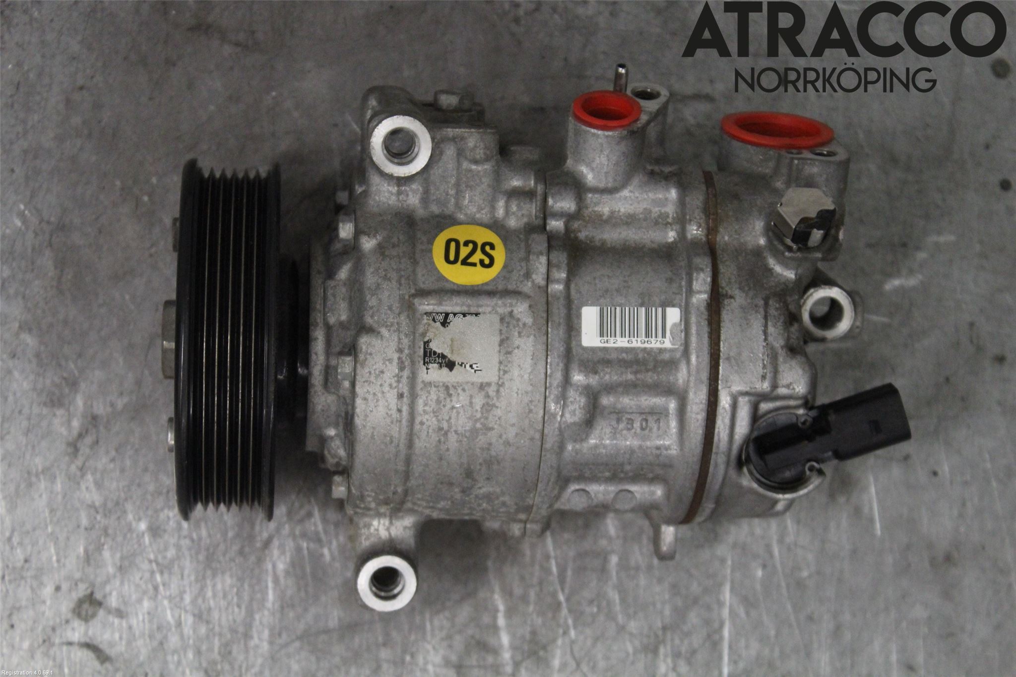 Volkswagen VW GOLF / E-GOLF VII 13-20 Varme Ac Kompressor