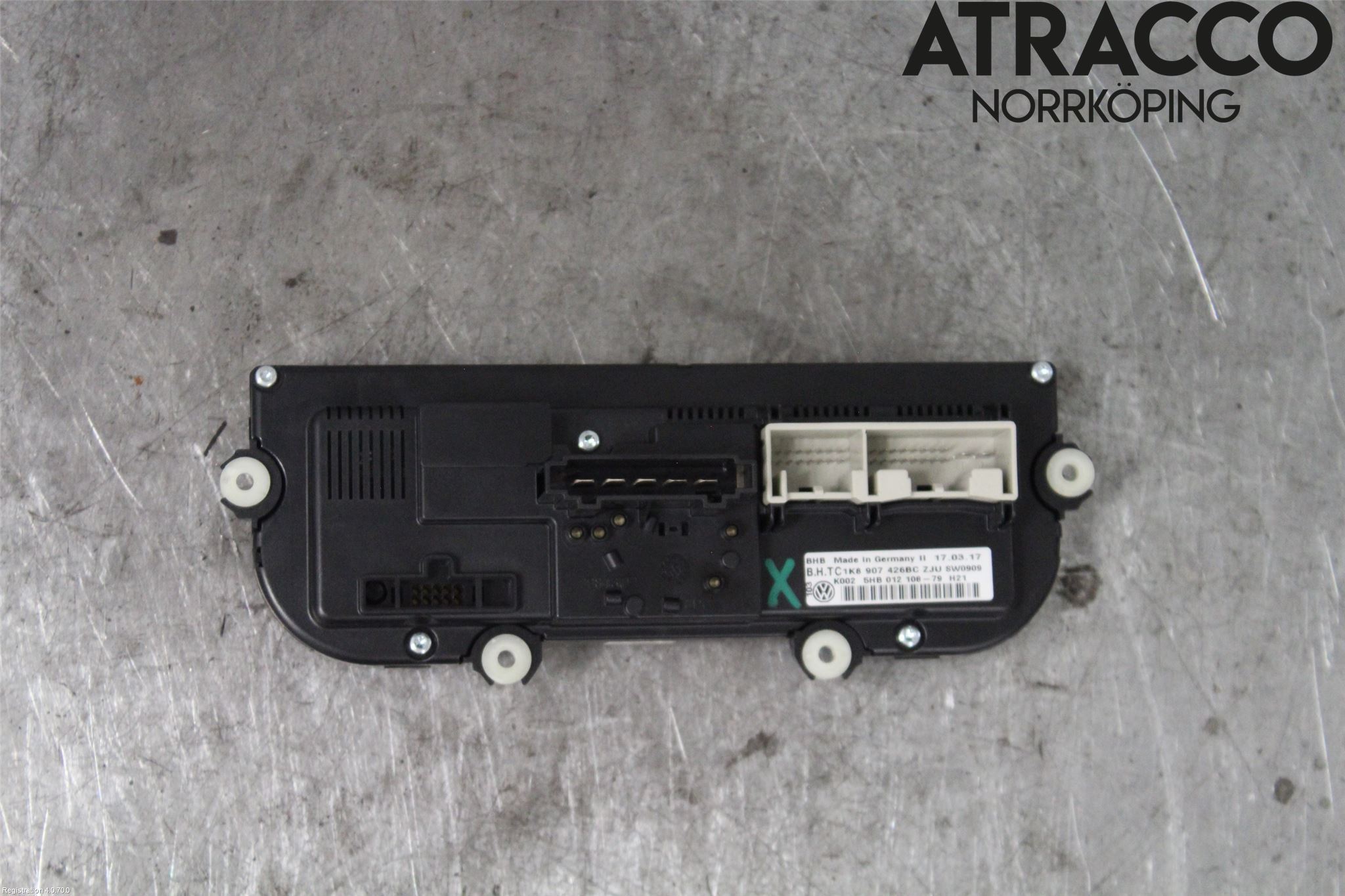 Volkswagen VW CADDY 16-20 Varmeapparat Panel(Regulering)