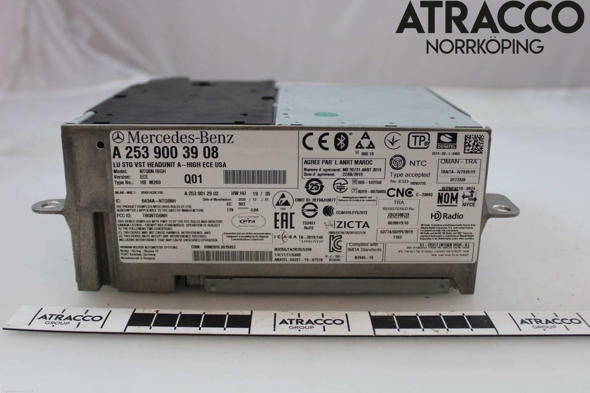 Mercedes-Benz MB EQC (N293) 20- Stereo Radio Med Cd