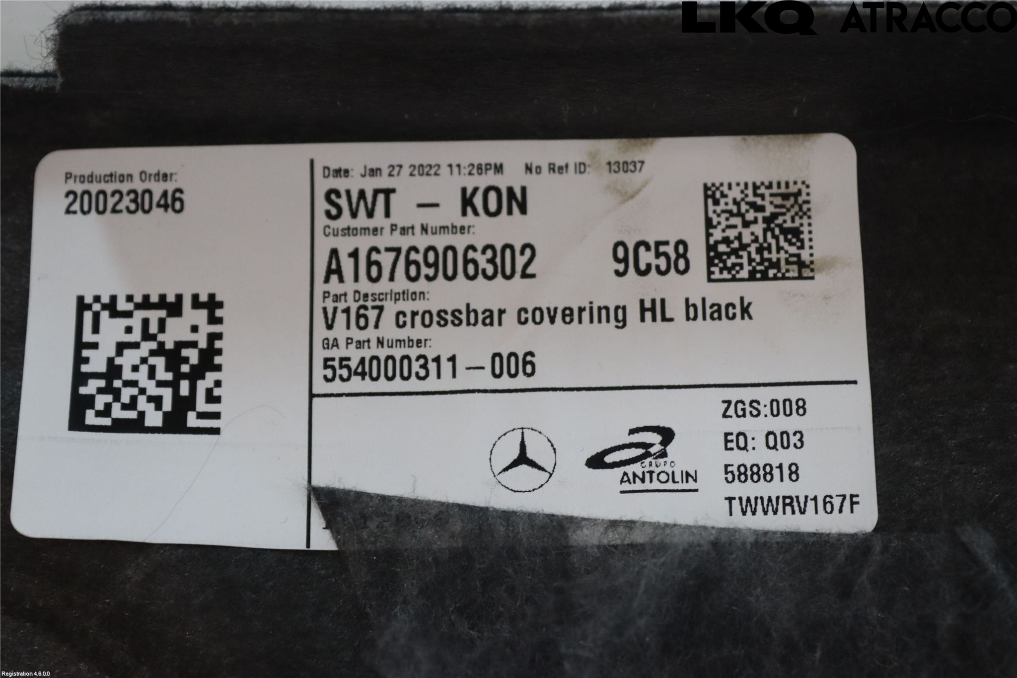 Mercedes-Benz MB GLE-KLASS (W167/V167/C167) 19- Innr Bakpart