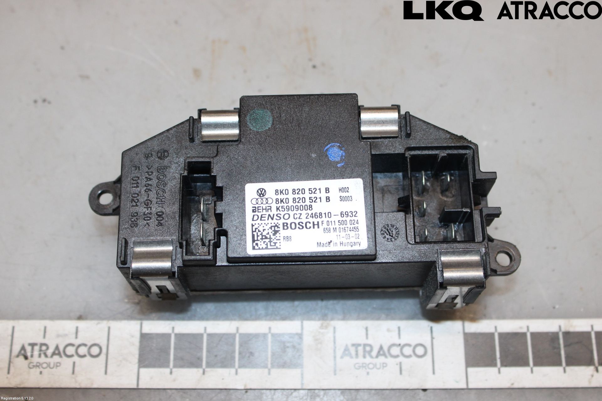 Audi A4/S4 08-11 Varmeapparat Viftemotstand
