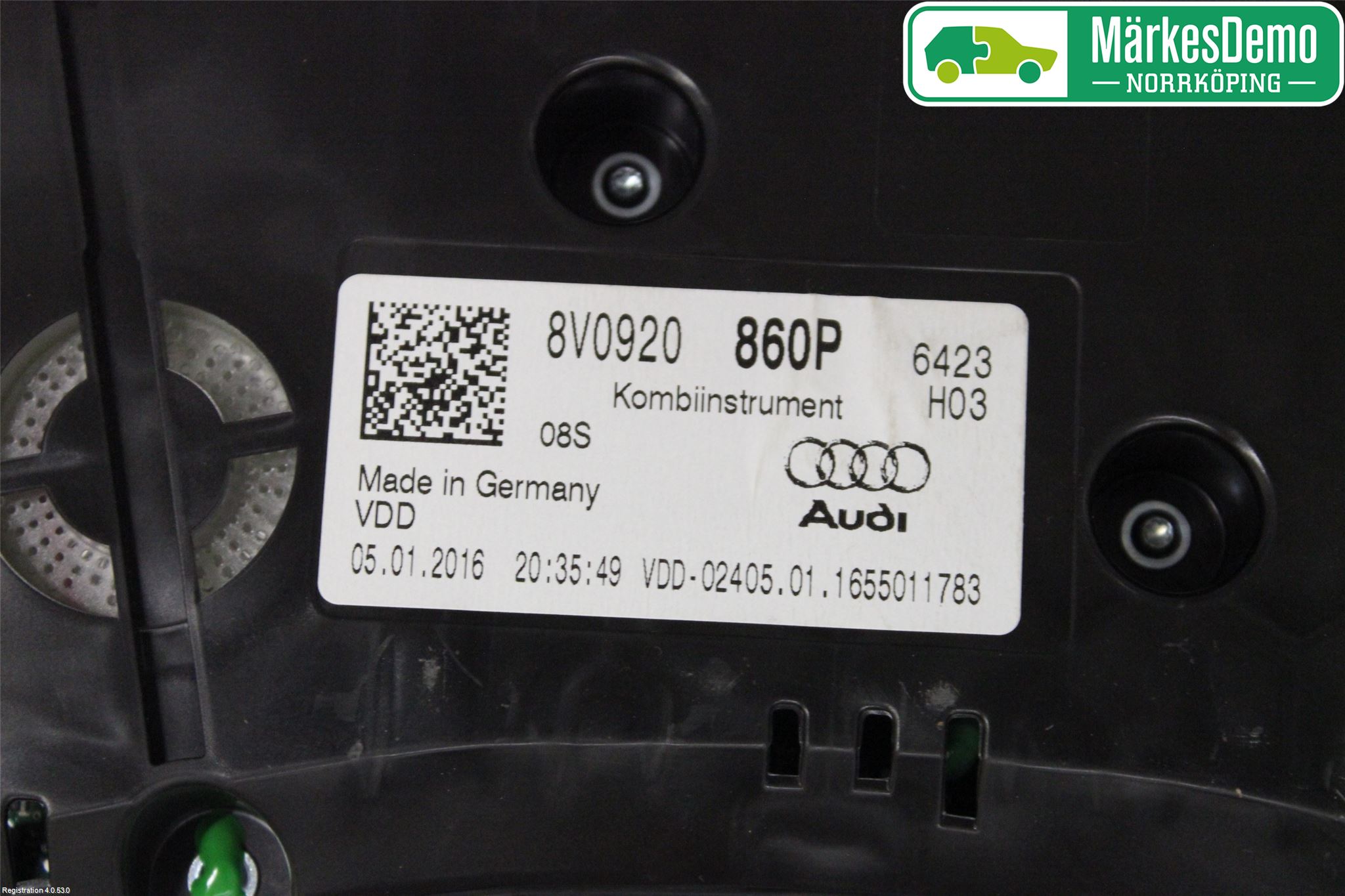 Audi A3/S3 8V 13-20 Instr Kombinert