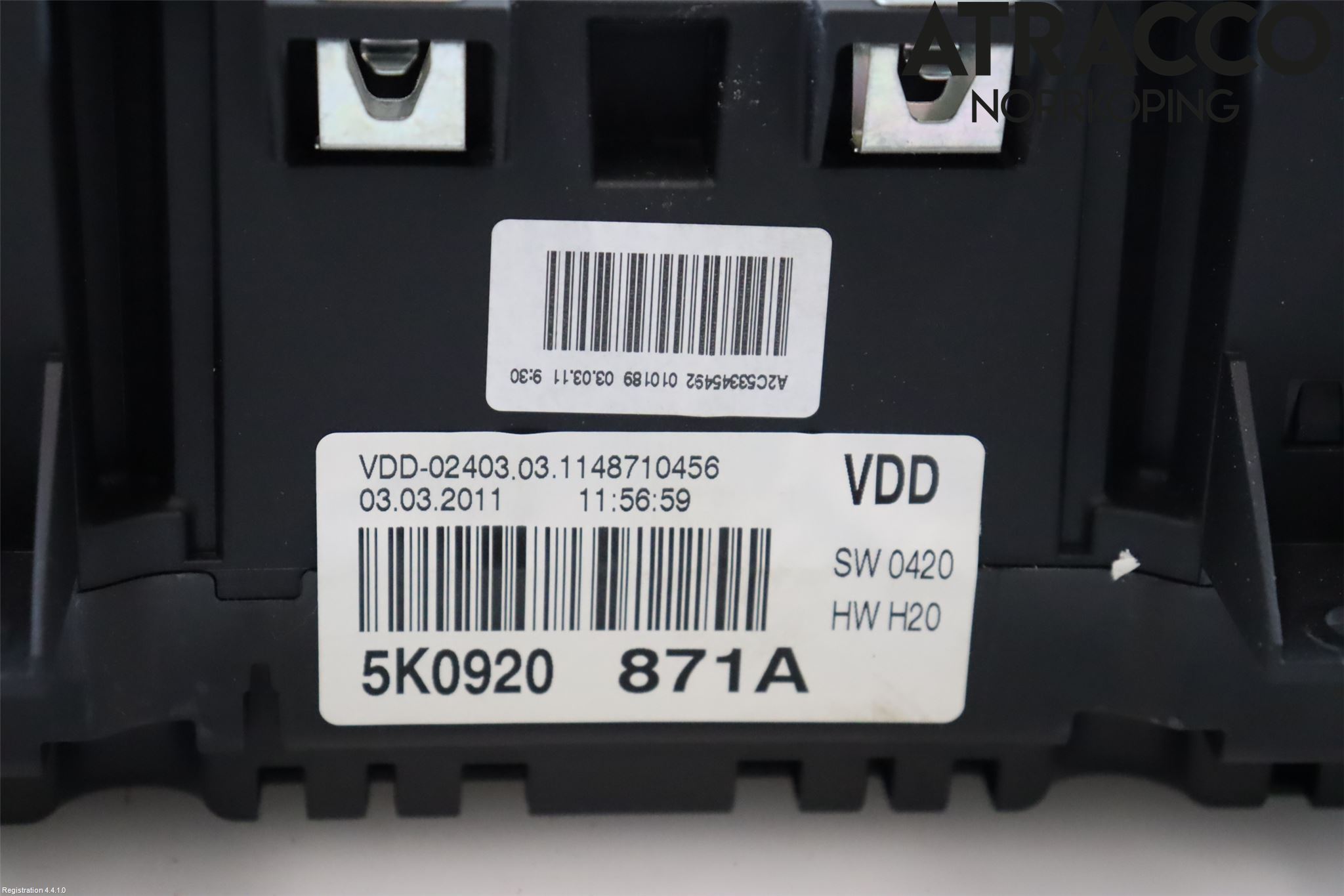 Volkswagen VW GOLF VI 09-13 Instr Kombinert