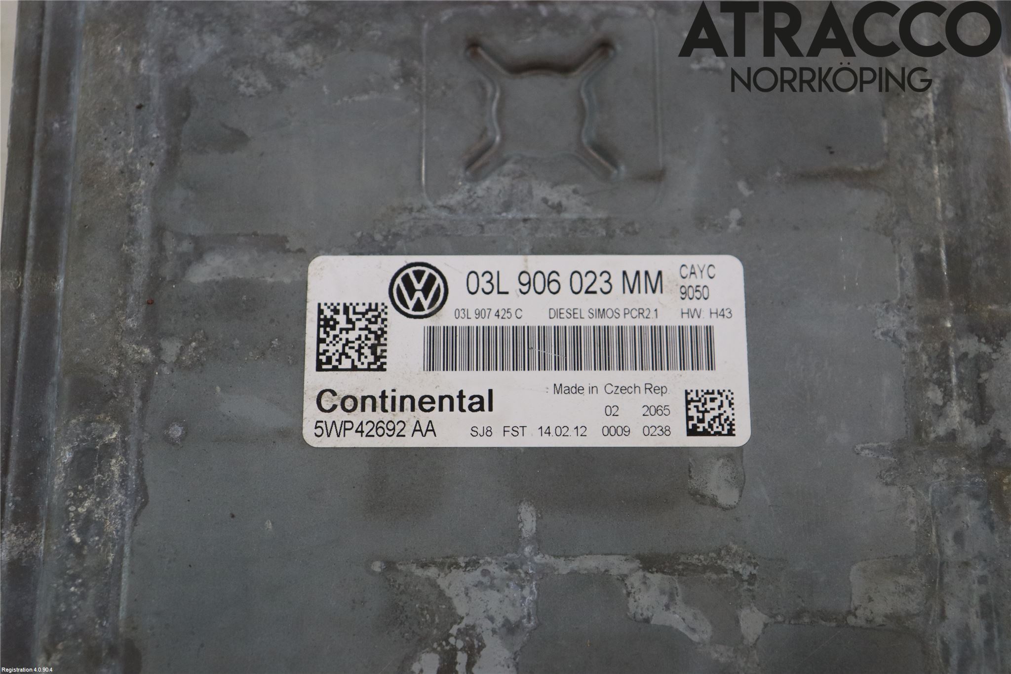 Volkswagen VW GOLF VI 09-13 Styreenhet Dieselpumpe
