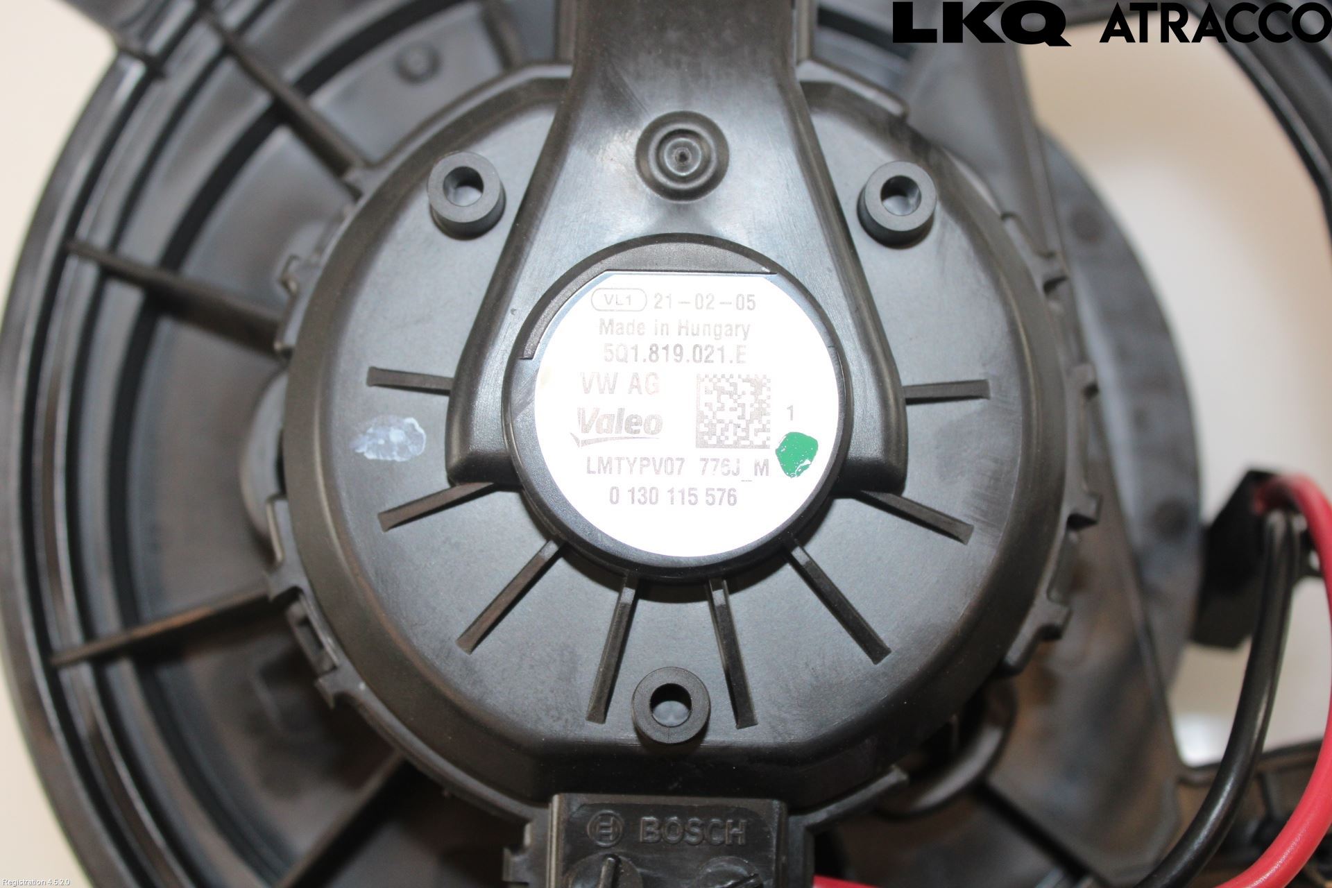 Audi Q2/SQ2 17- Varmeapparat Viftemotor