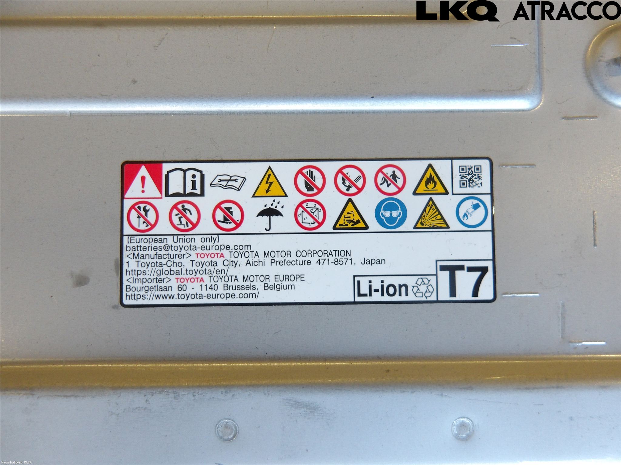 Toyota YARIS CROSS XP21 21- Hybrid Batteri