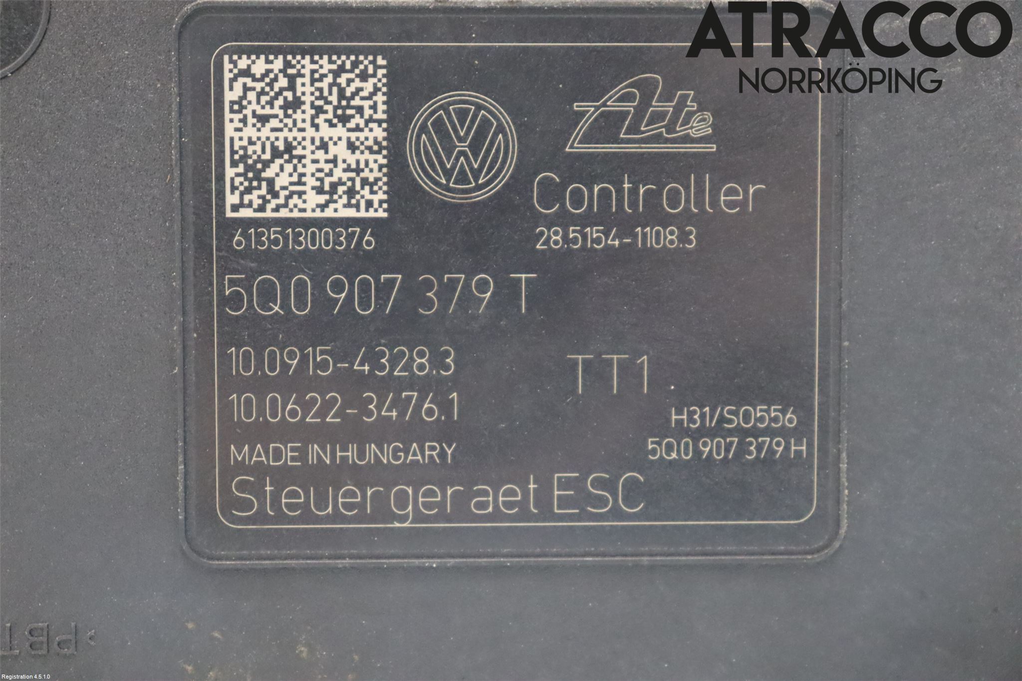 Volkswagen VW GOLF / E-GOLF VII 13-20 Abs Hydraulikkaggregat
