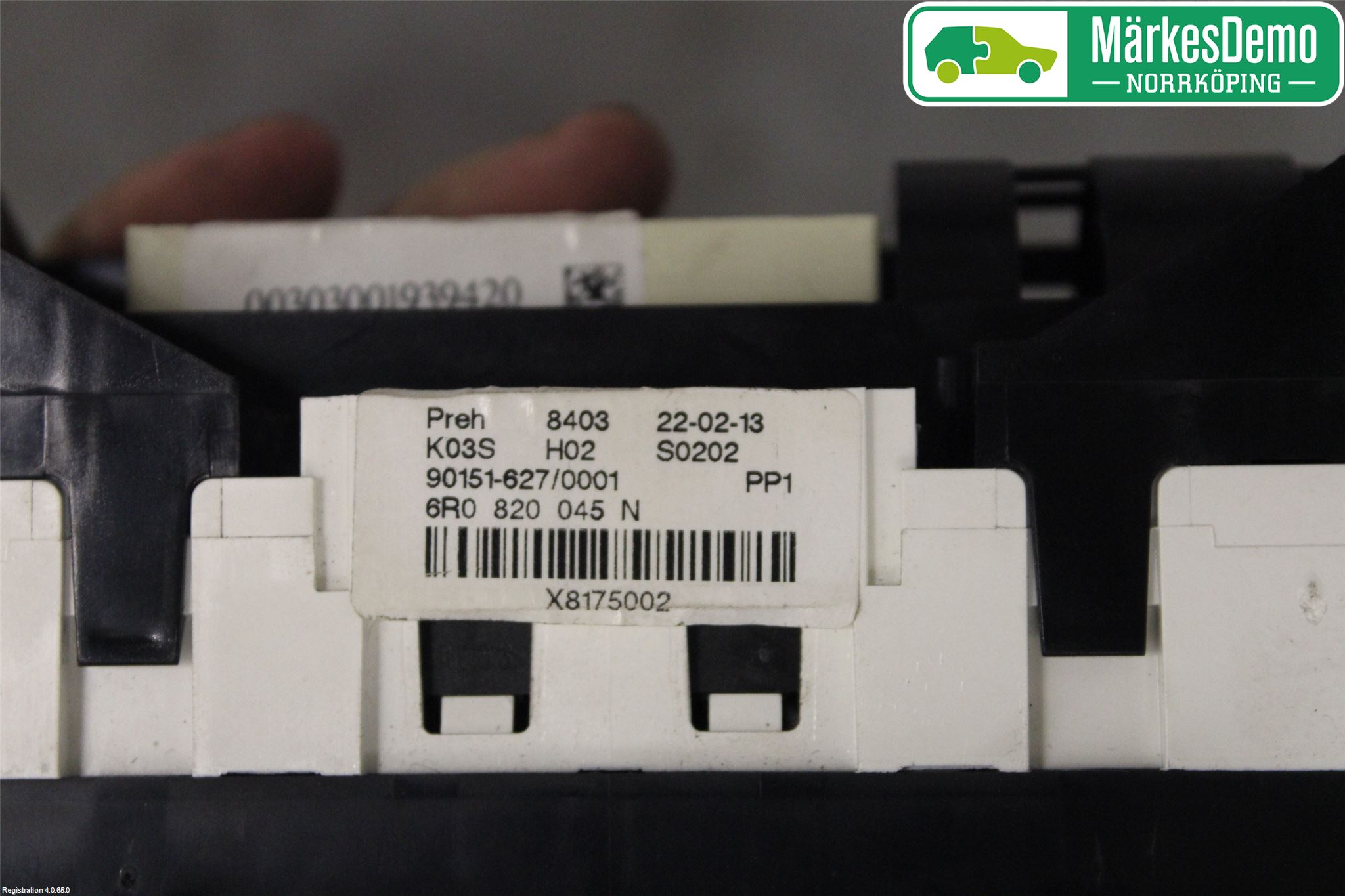 Volkswagen VW POLO 10-17 Varmeapparat Panel(Regulering)