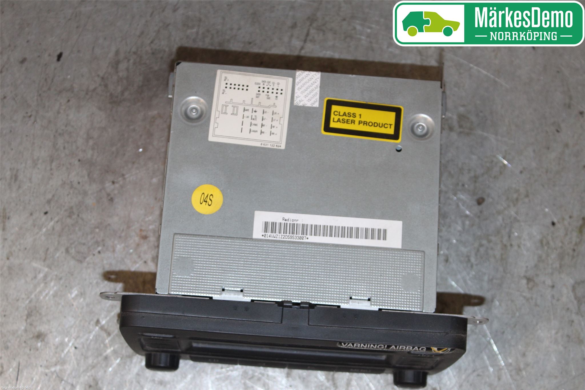 Volkswagen VW GOLF V 04-09 Stereo Radio Med Cd