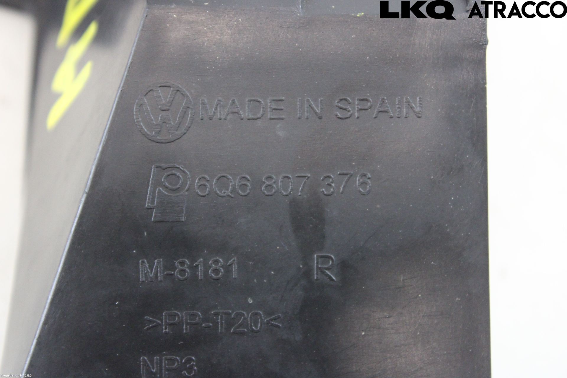 Volkswagen VW POLO 02-05 Støtfangerfeste Bak Høyre