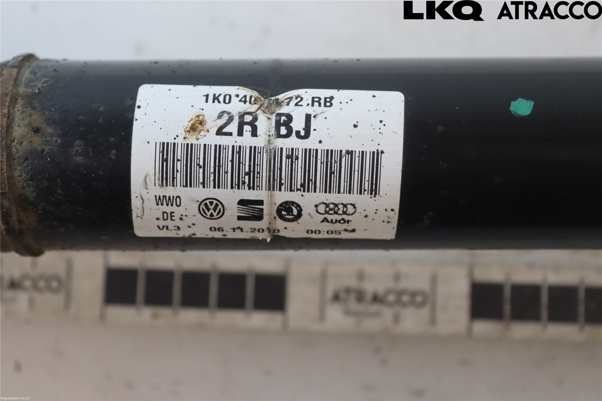 Volkswagen VW PASSAT 11-14 Drivaksel Foran Kompl Høyre