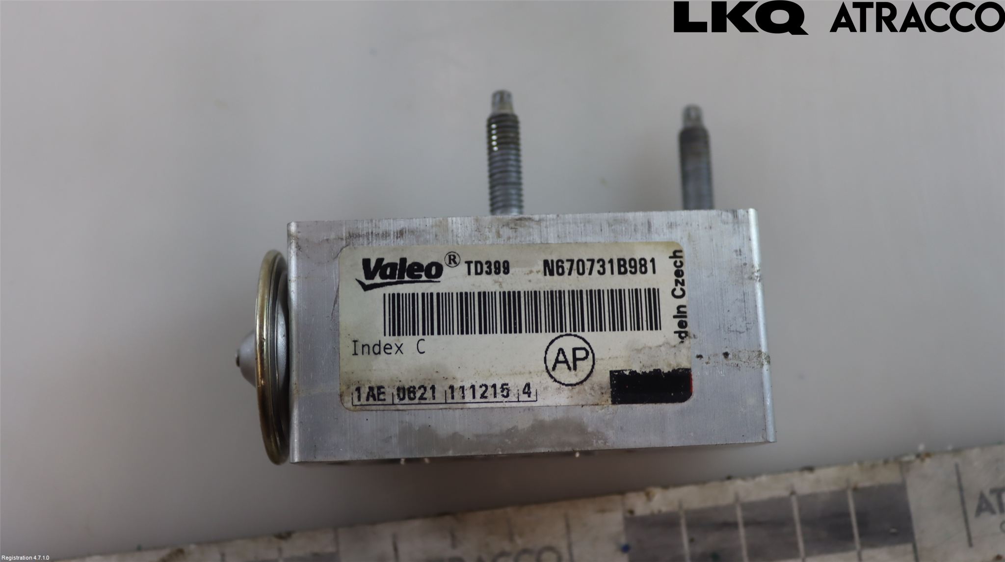 Peugeot PEUGOT 208 16-19 Varme Ac Ekspansjonsventil